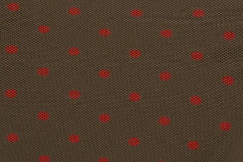 Lola Bikini Bottom | Brown / Red Polka Dot - Image 7