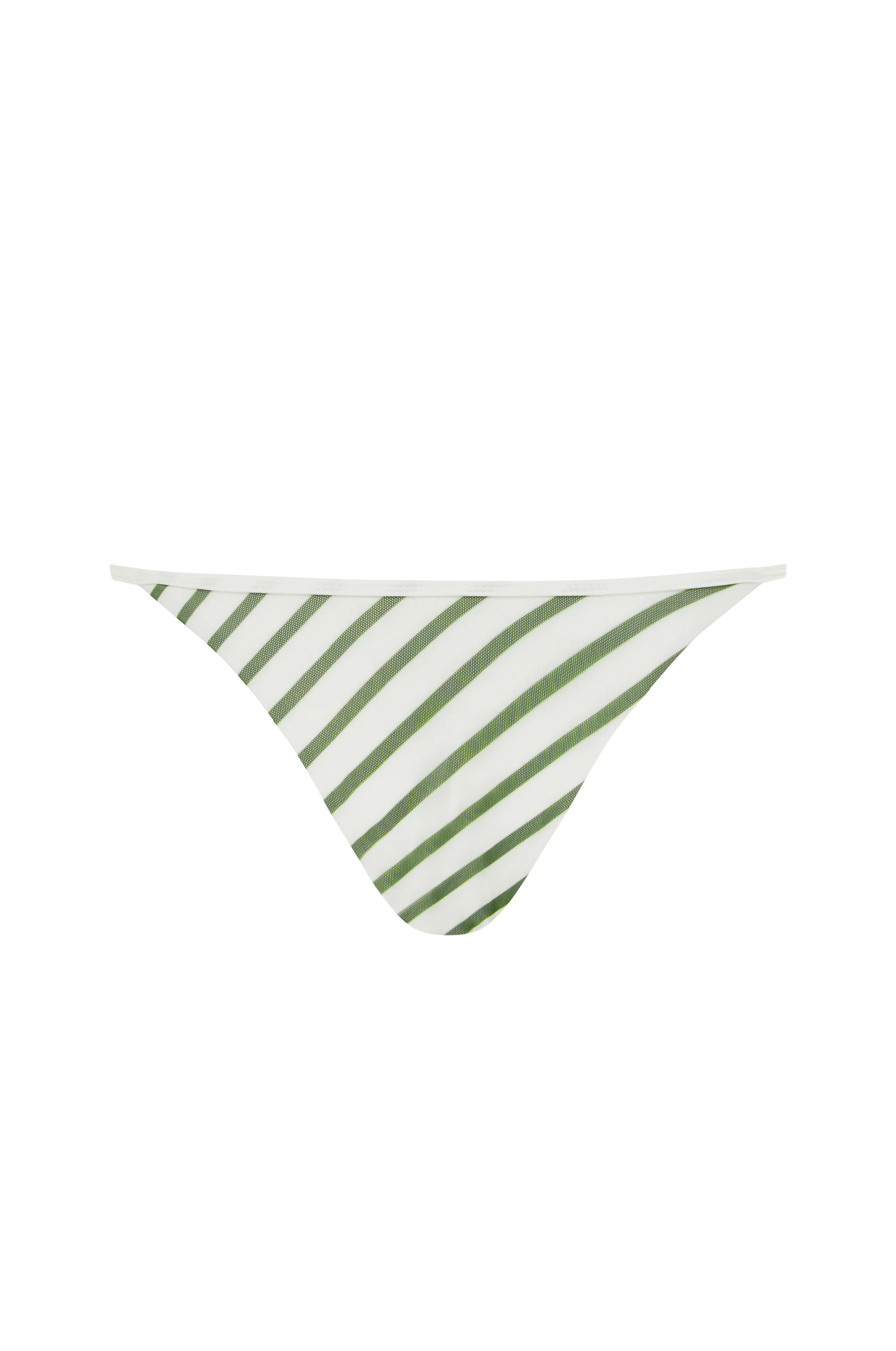 Lola Bikini Bottom | Green Stripe - Image 8