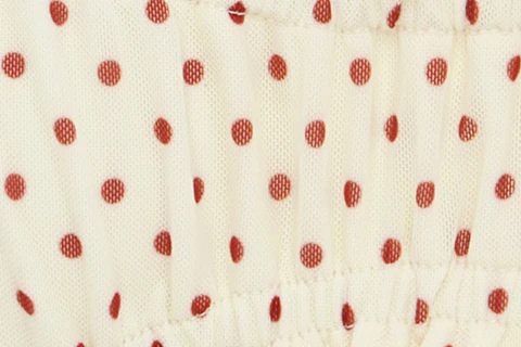 Lottie Bikini Top | Cream Polka Dot - Image 9