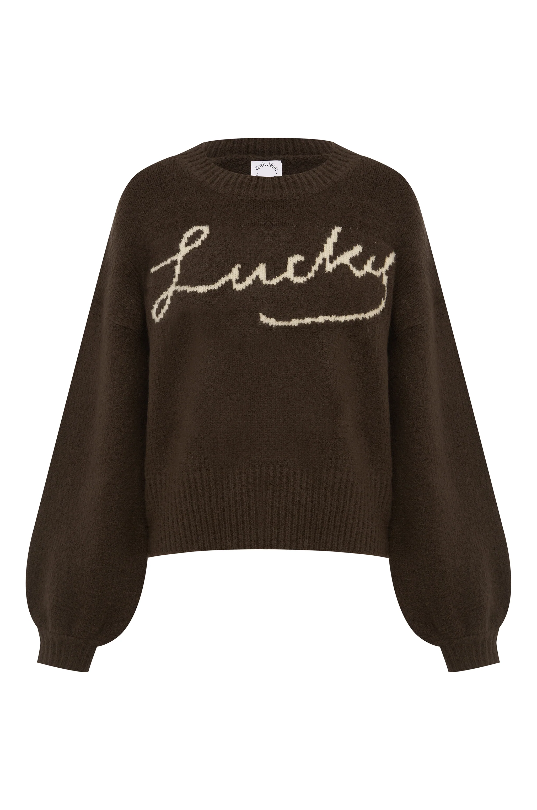 Lucky Days Sweater | Brown/Cream - Image 7