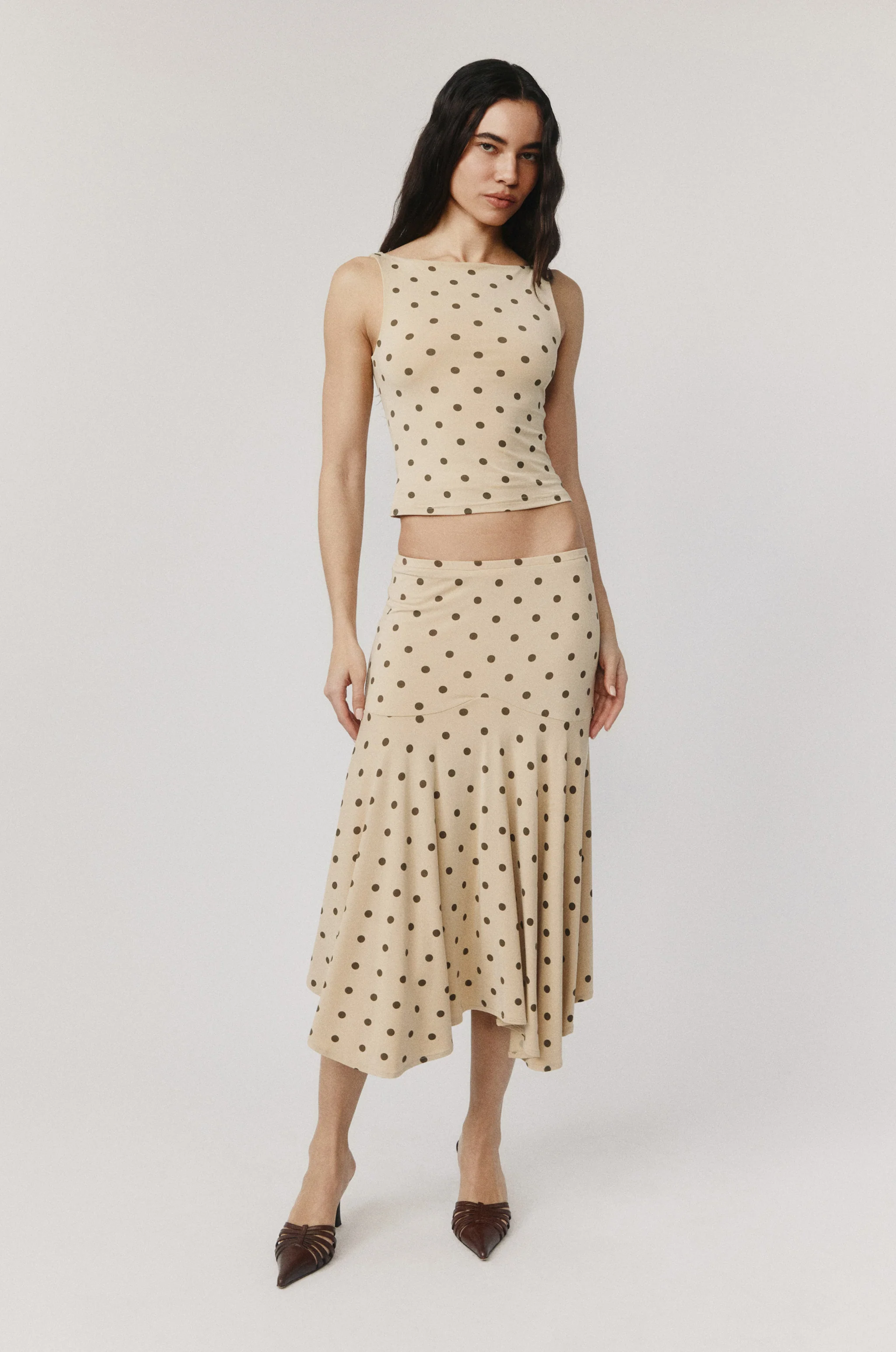 Maeve Midi Skirt | Polka Dot - Image 4