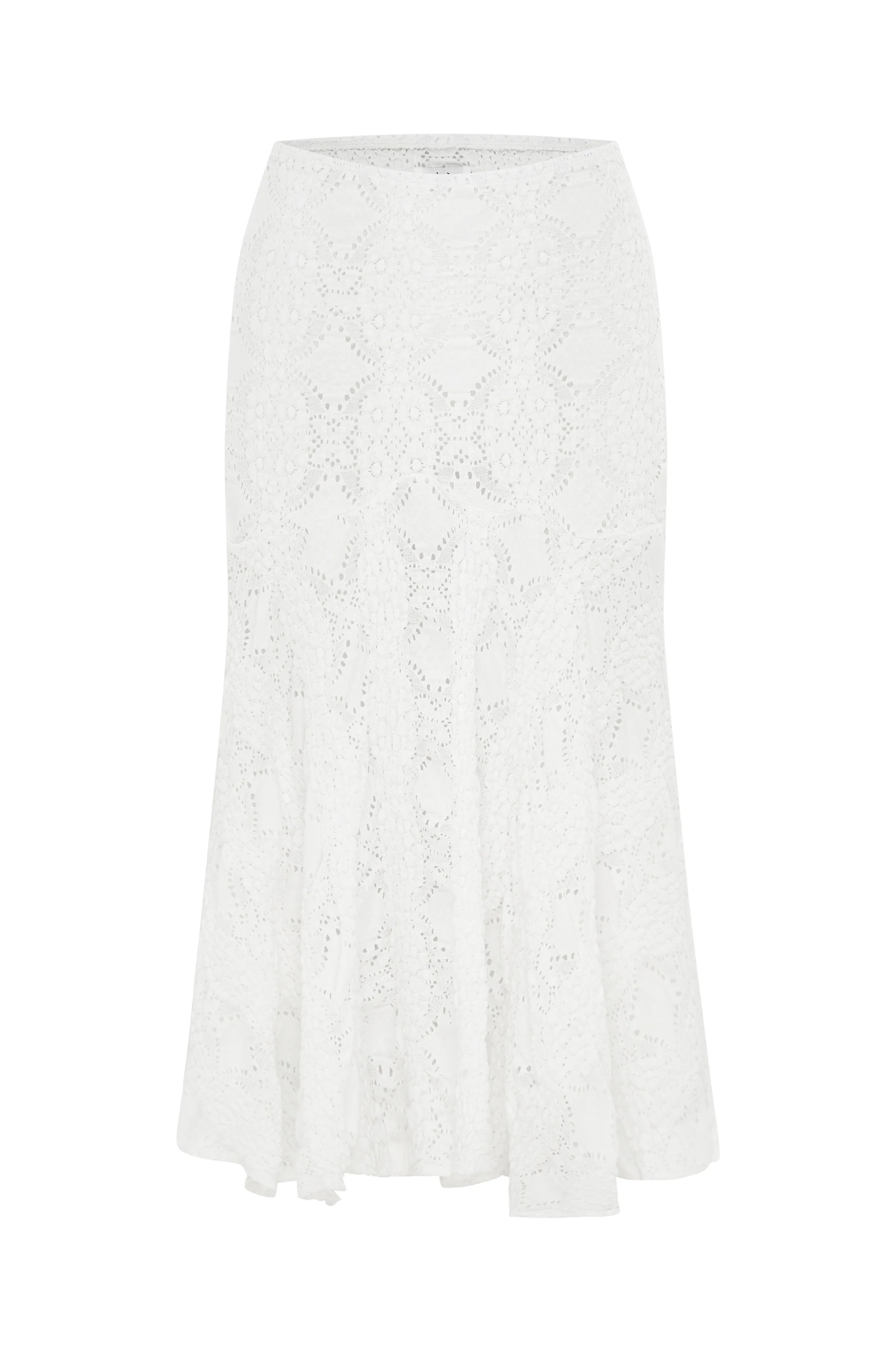 Maeve Midi Skirt | White - Image 9