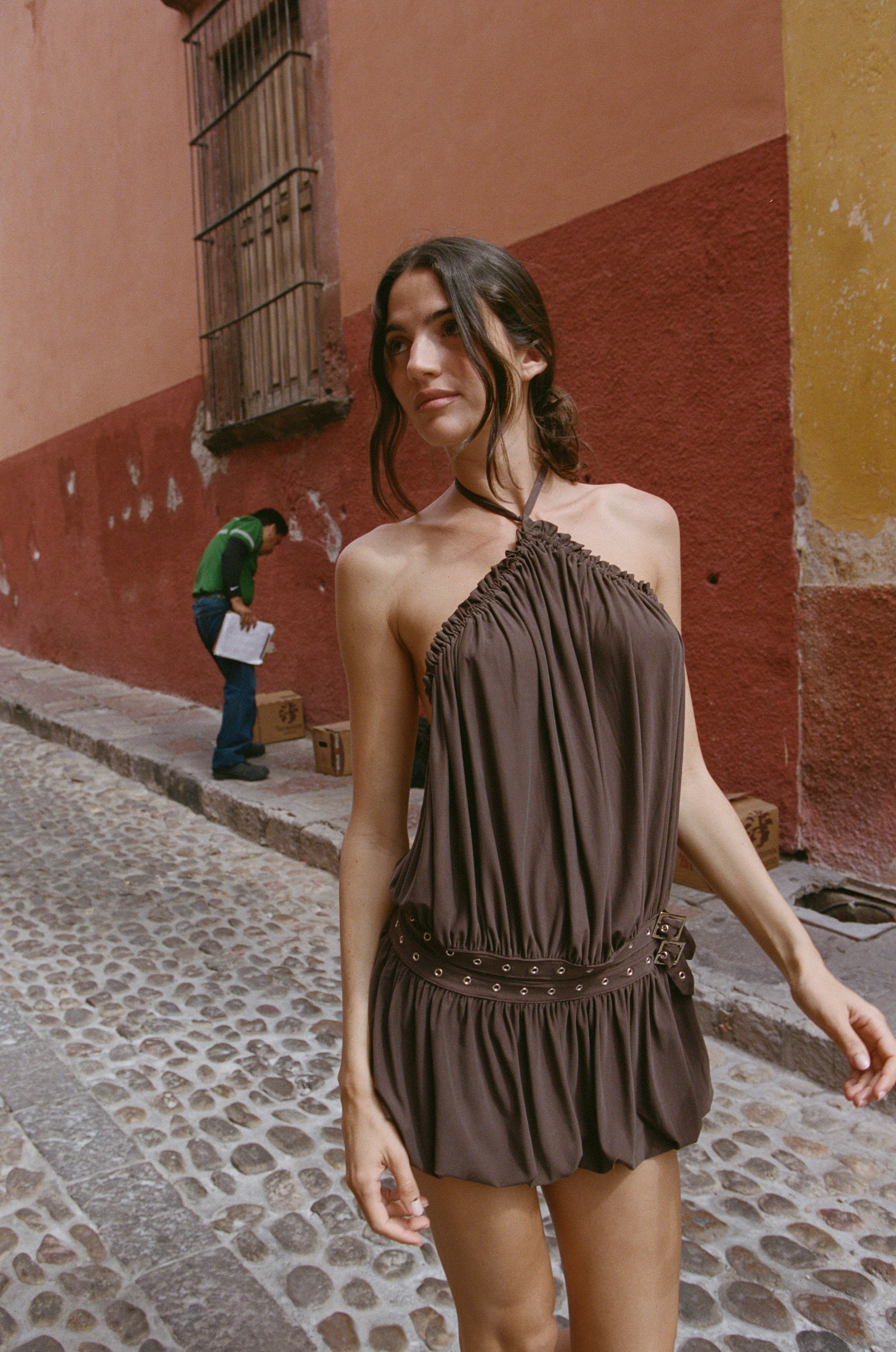 Magnol Dress | Chocolate - Image 5