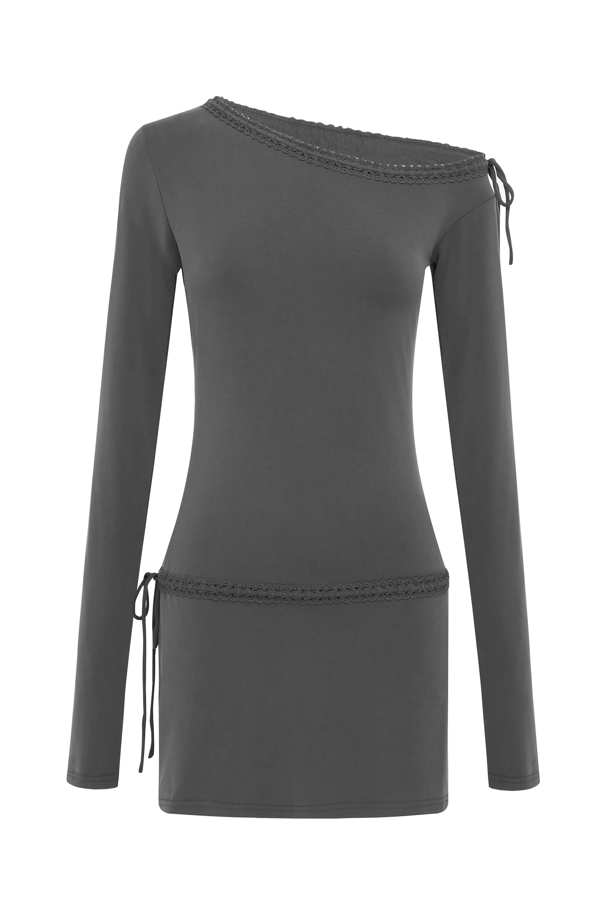 Marga Dress | Charcoal - Image 7