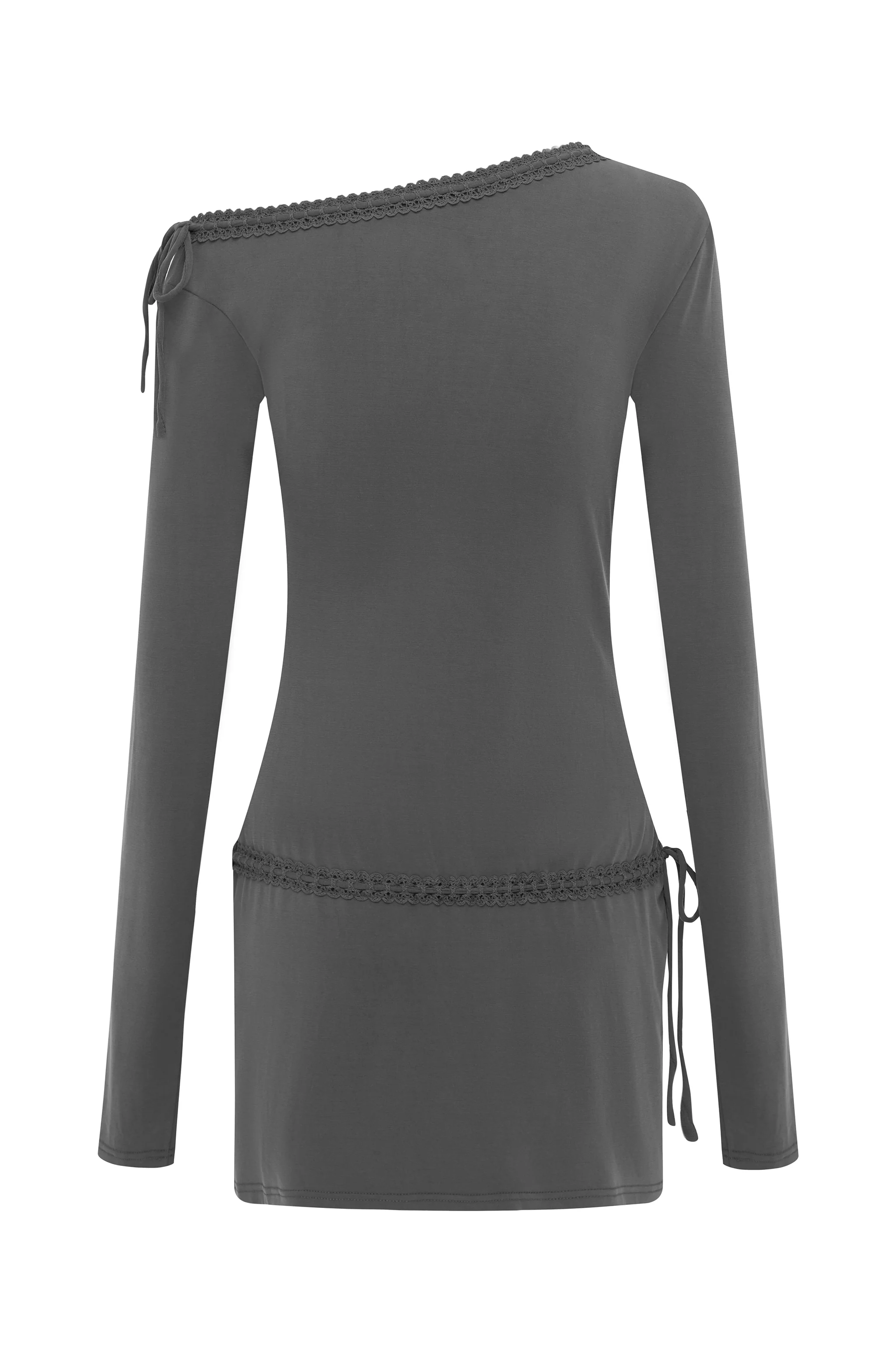 Marga Dress | Charcoal - Image 8
