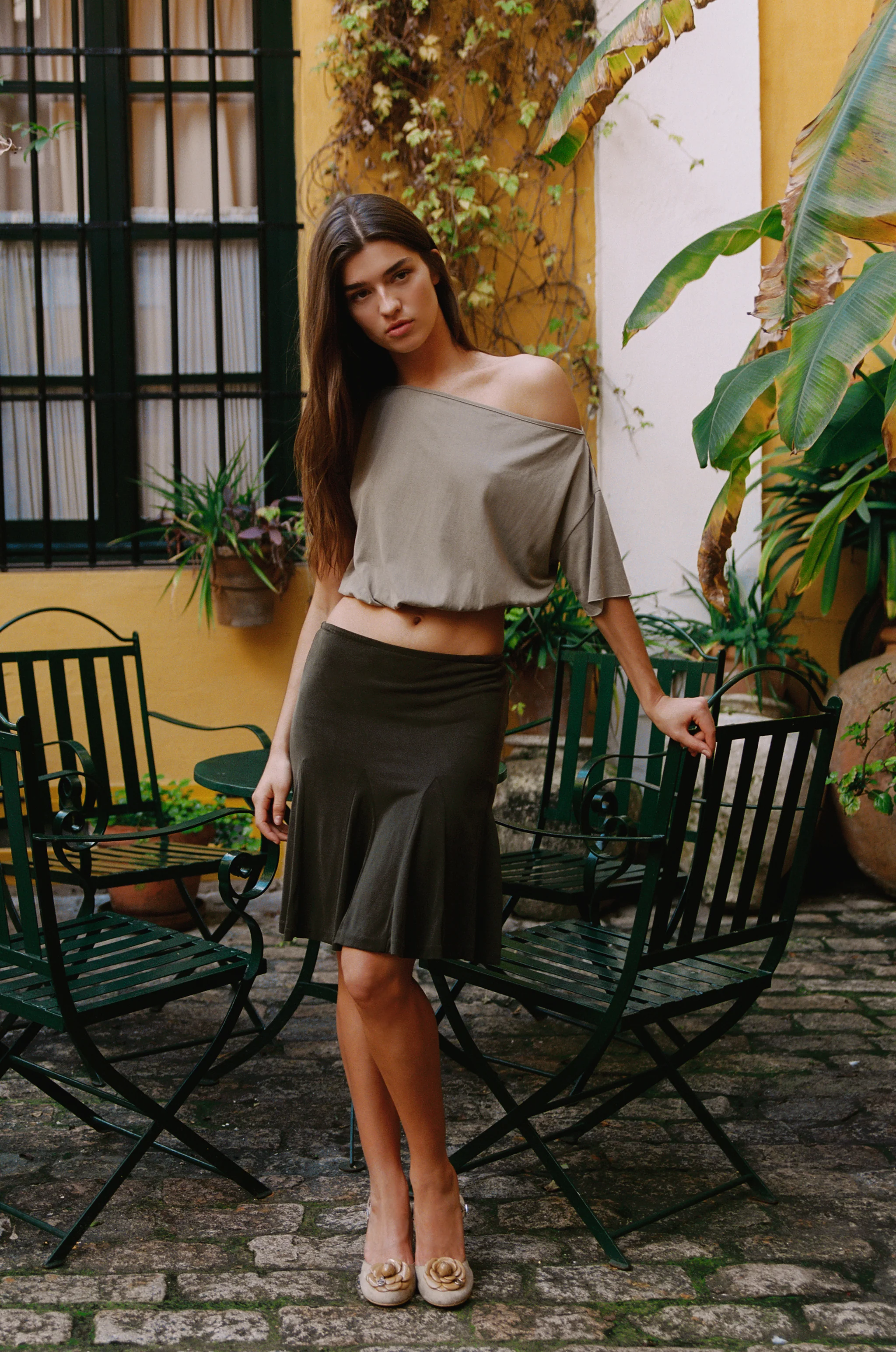 Mimi Skirt | Khaki - Image 2