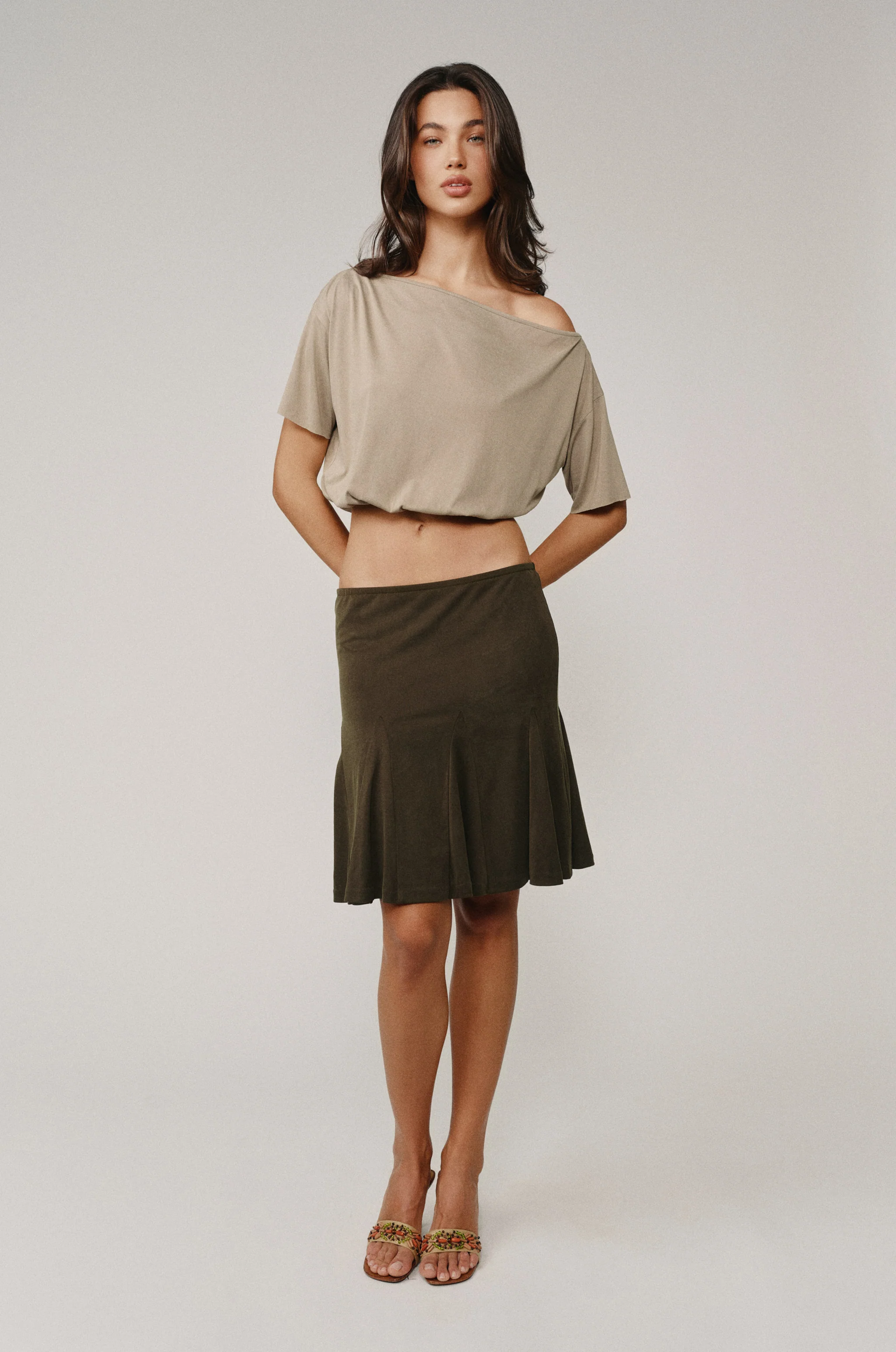 Mimi Skirt | Khaki - Image 5
