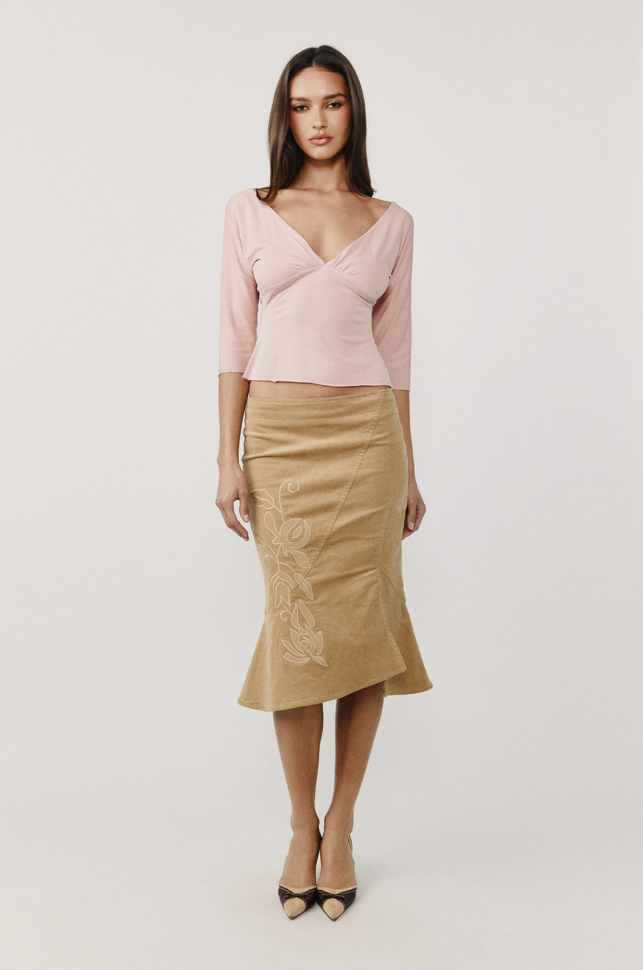 Naomi Skirt | Tan - Image 4