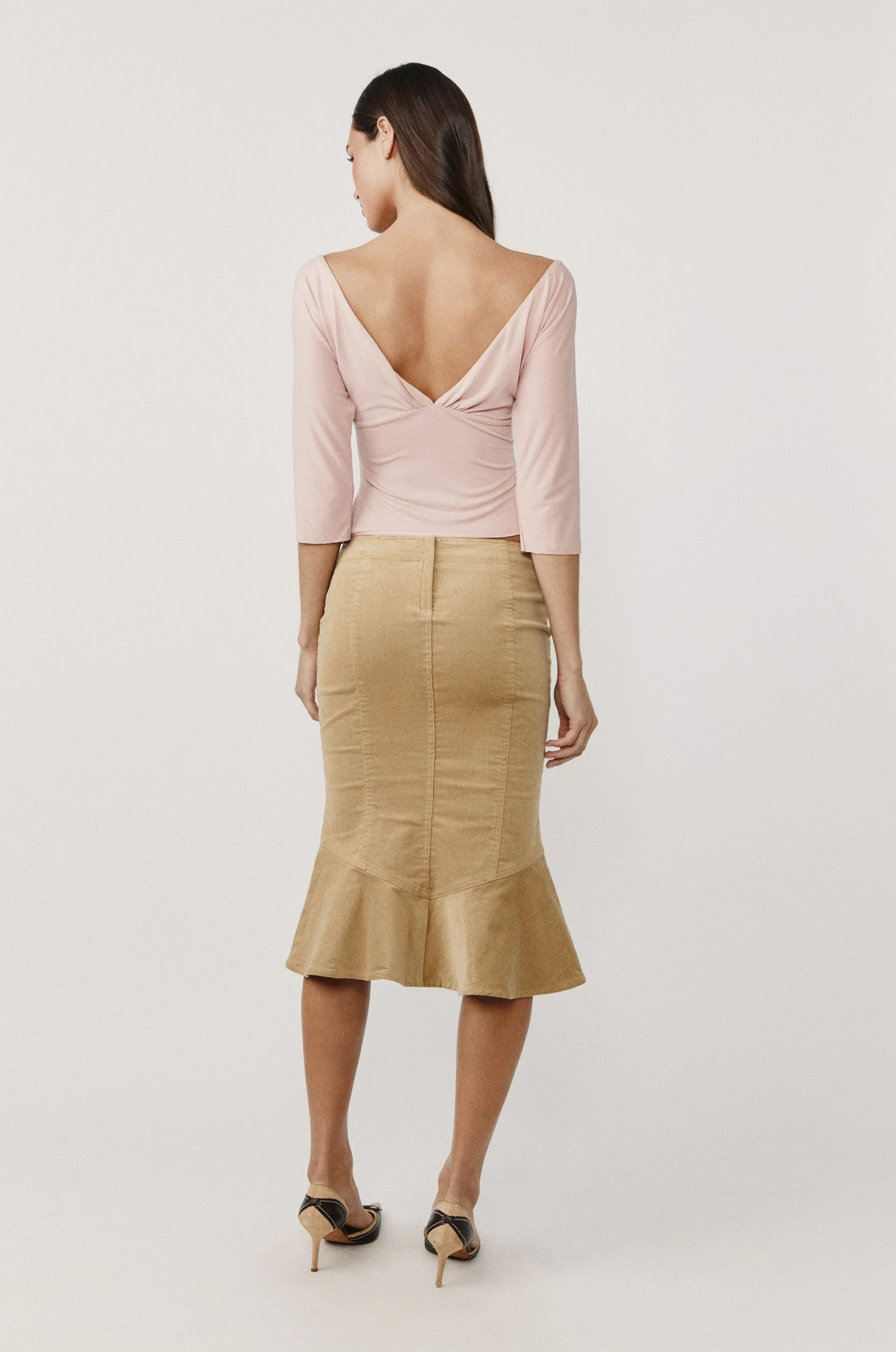 Naomi Skirt | Tan - Image 8