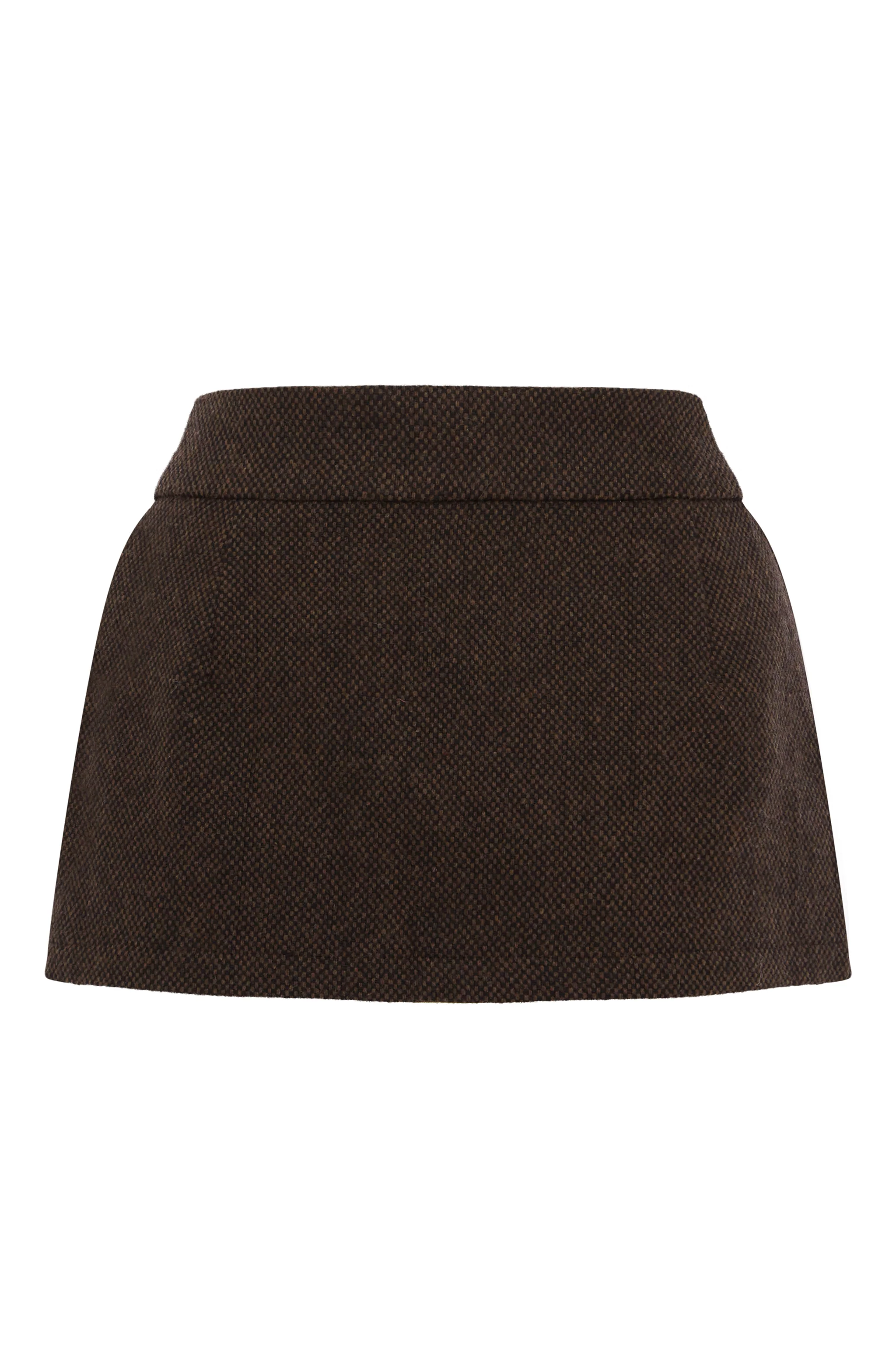 Oliver Skirt | Brown Check - Image 10