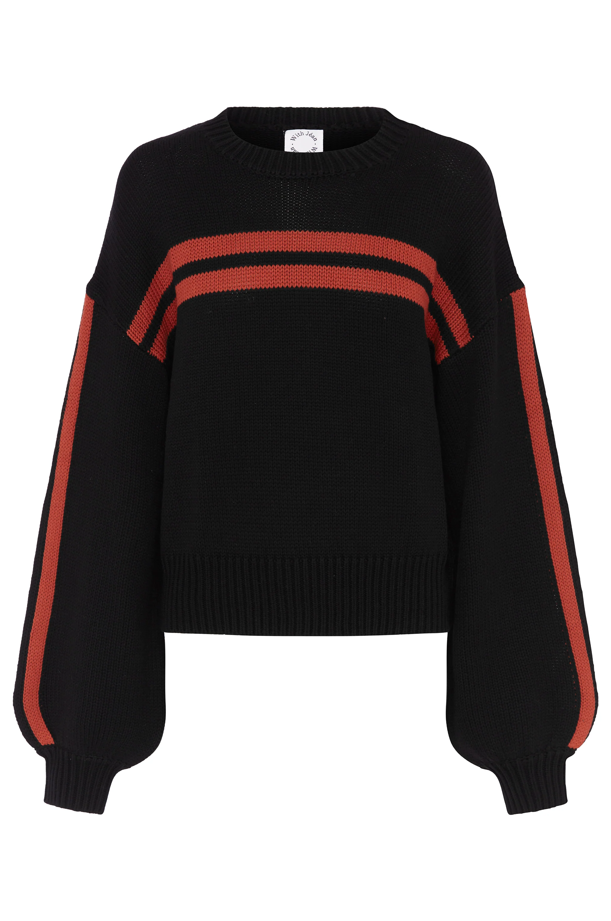 Olivia Sweater | Black / Red - Image 7