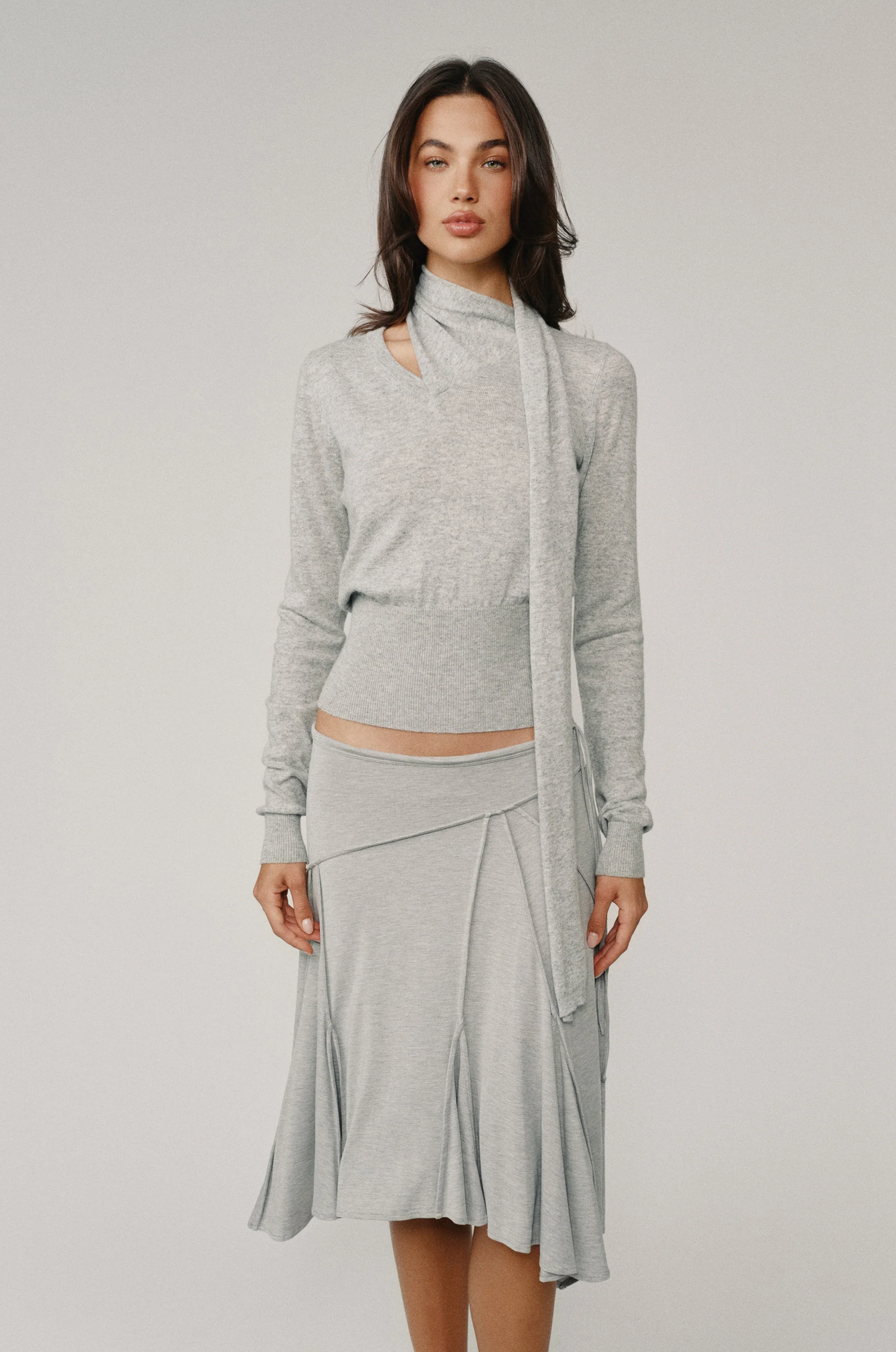 Phoebe Top | Grey - Image 4