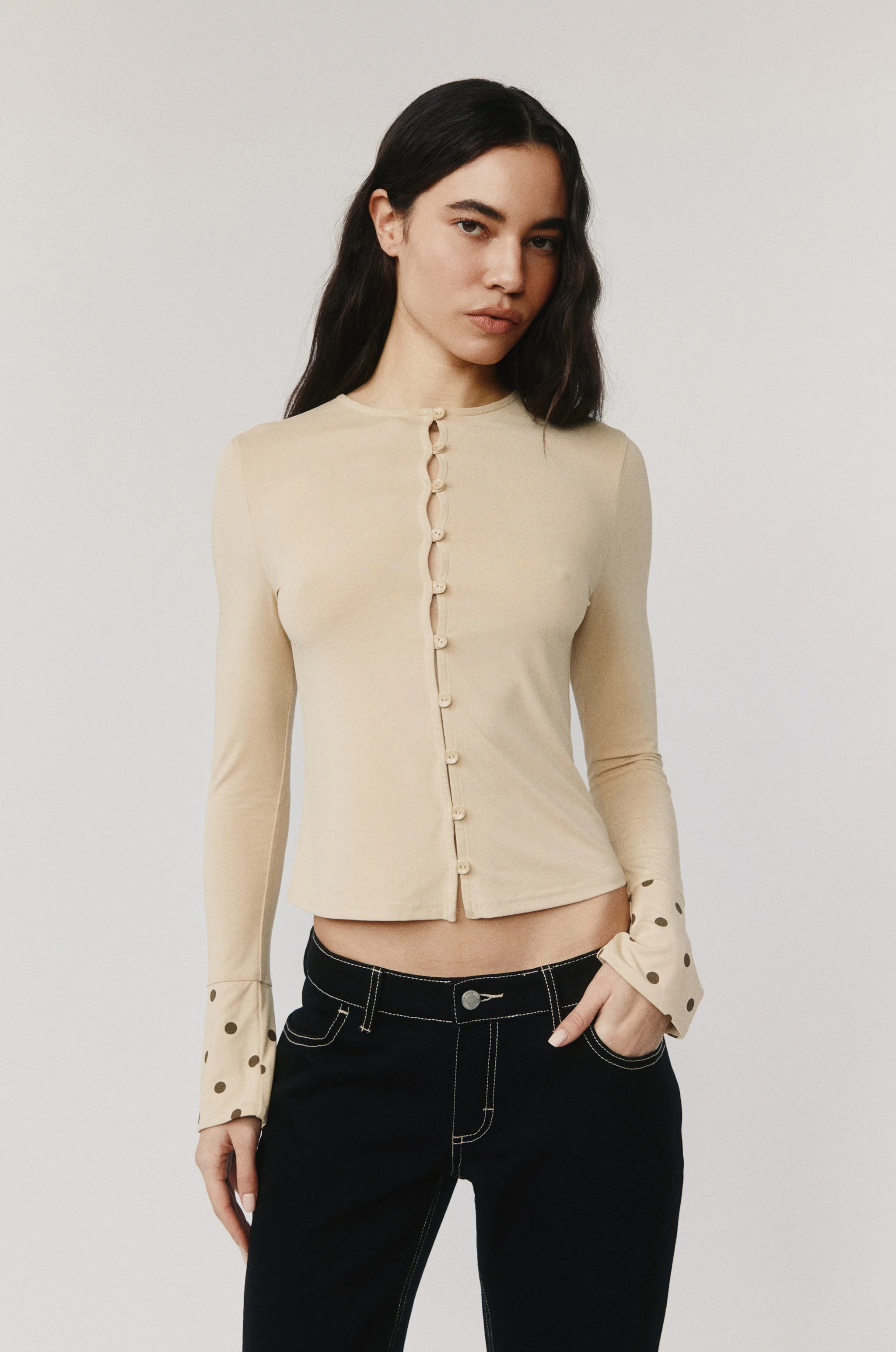 Pippa Top | Beige - Image 3