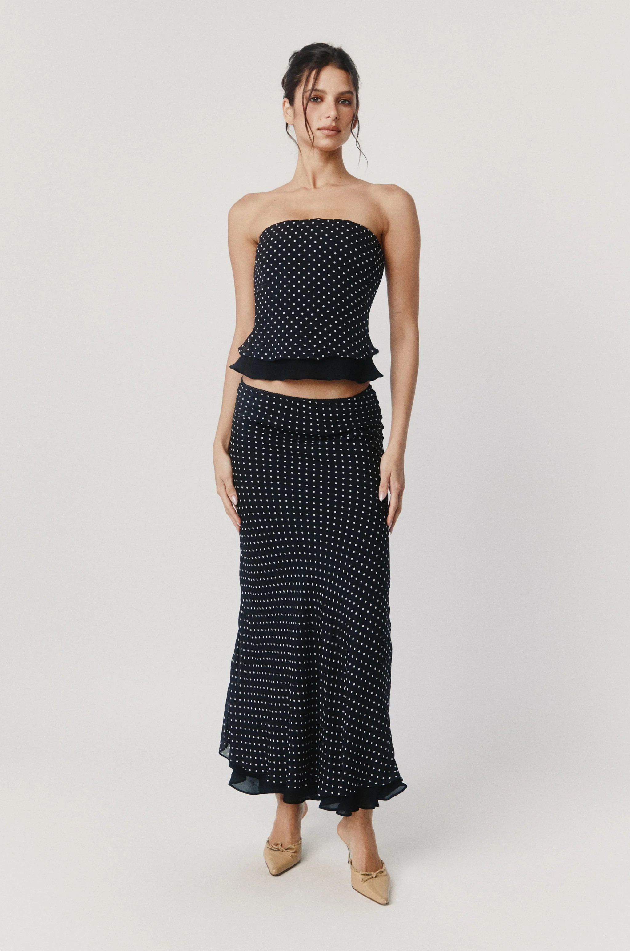 Priya Midi Skirt | Polka Dot - Image 3