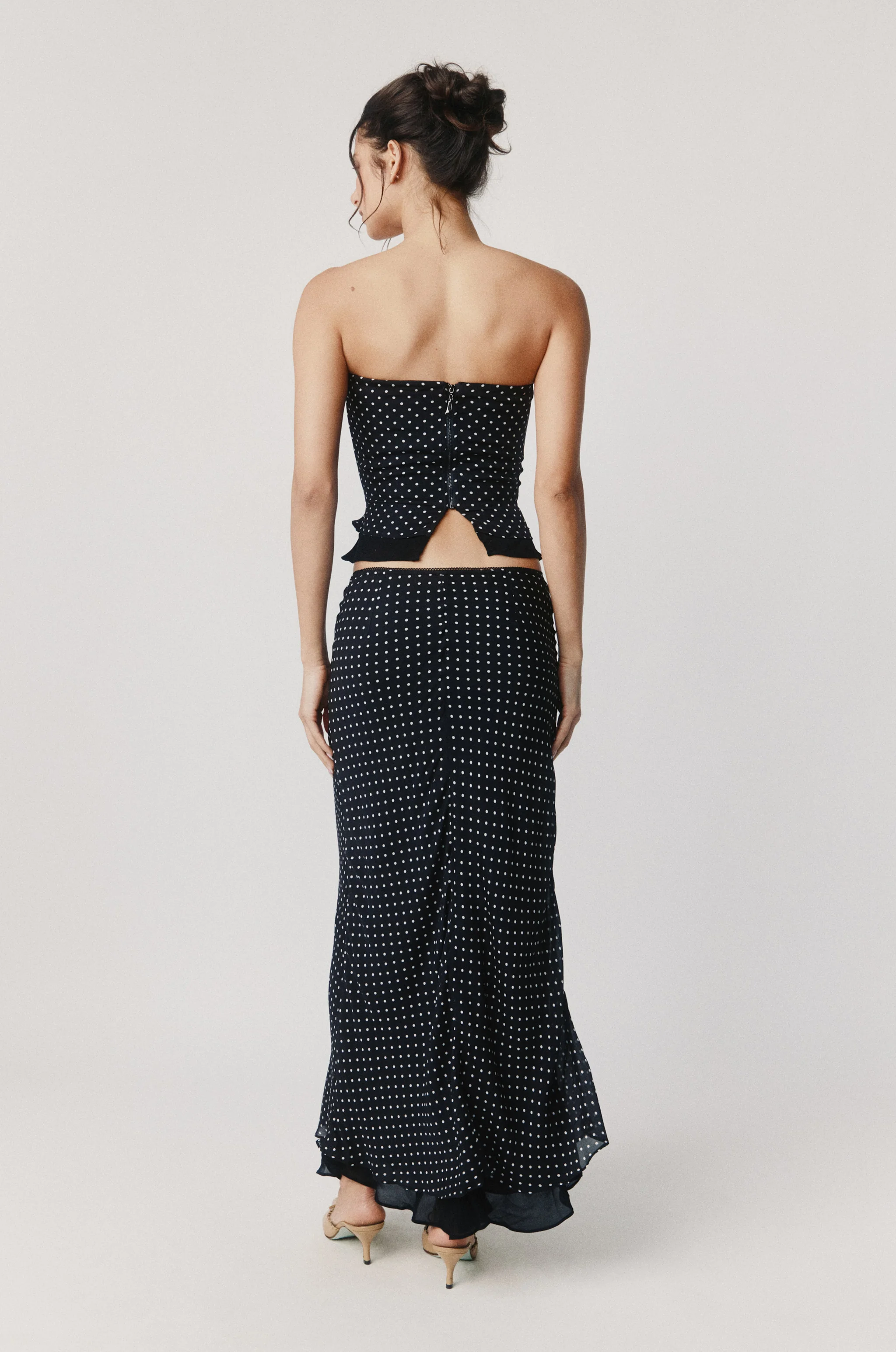 Priya Midi Skirt | Polka Dot - Image 4