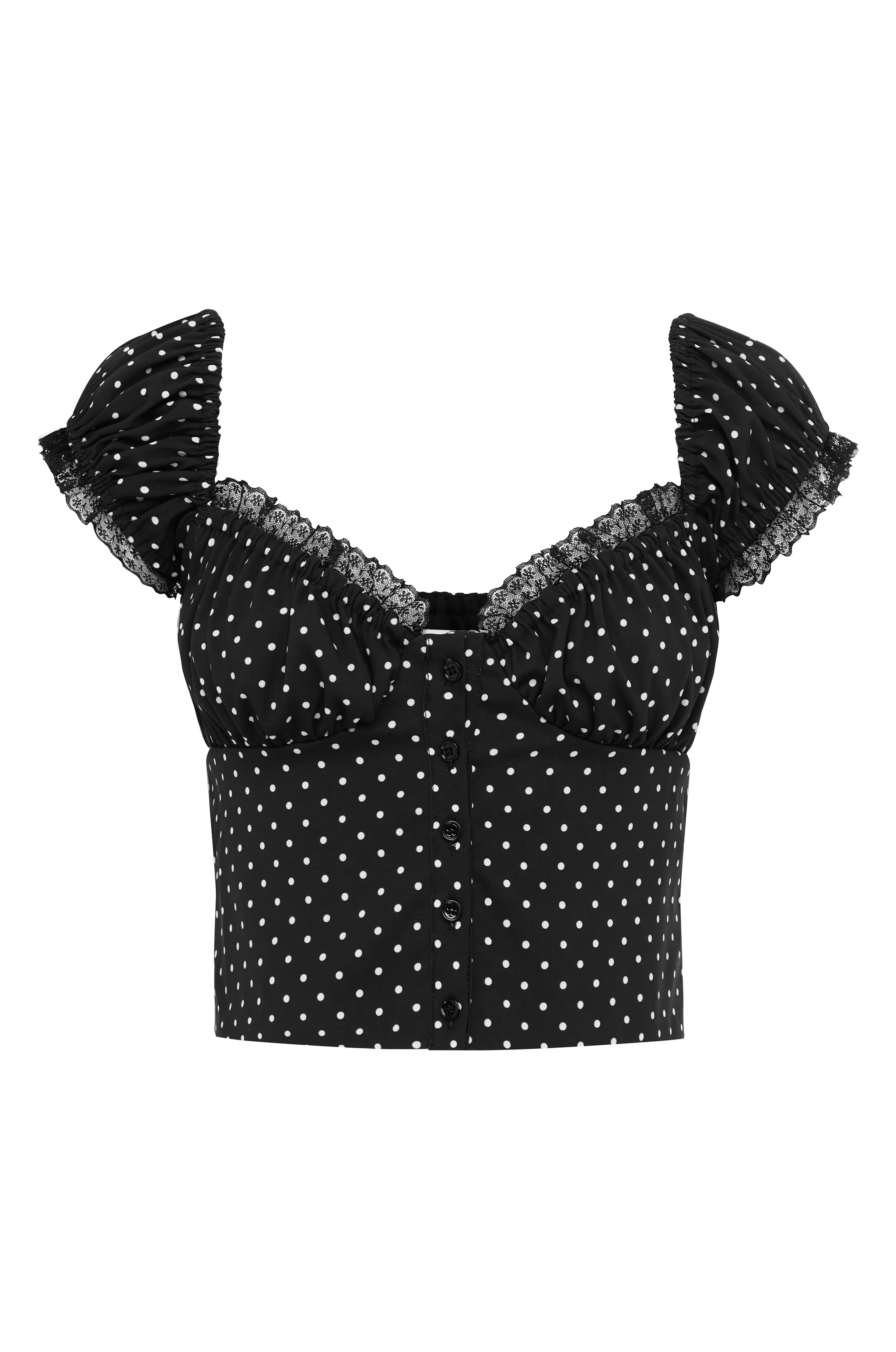 Remi Top | Black Polka Dot - Image 9