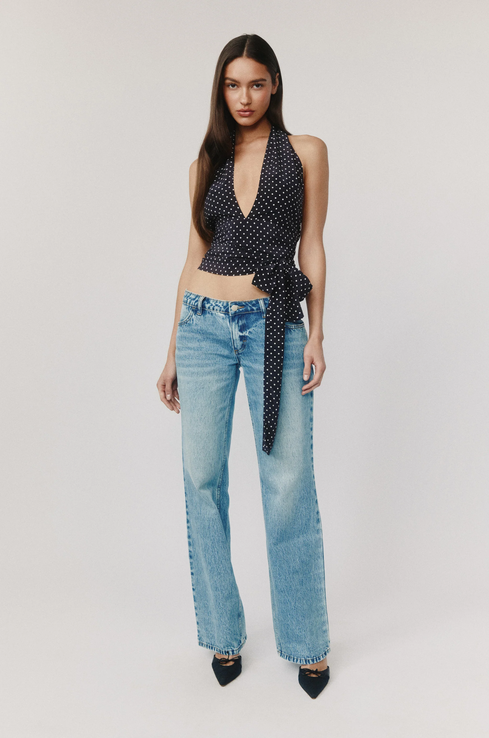 Rendezvous Top | Black Polka Dot - Image 3