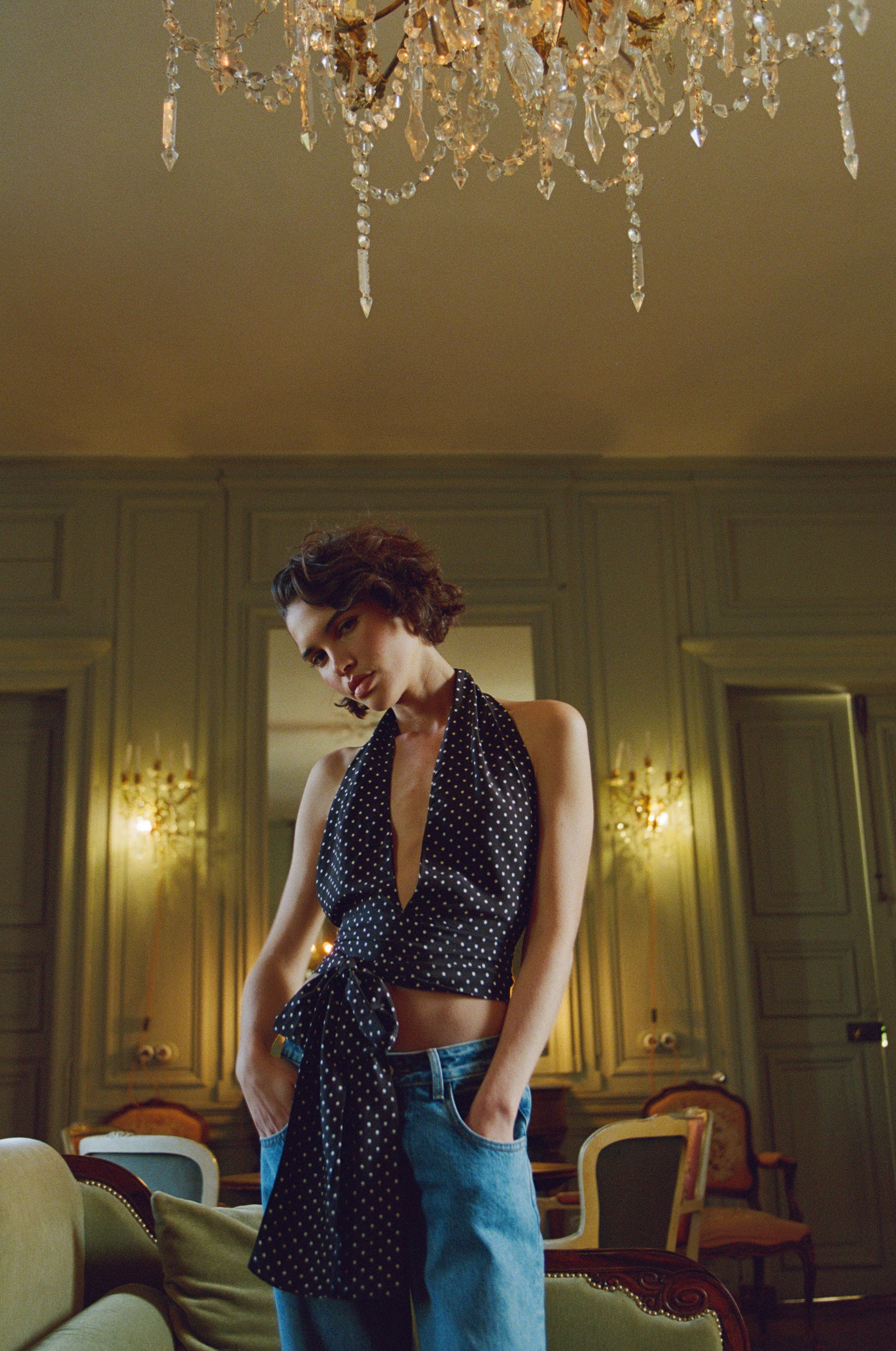 Rendezvous Top | Black Polka Dot - Image 5