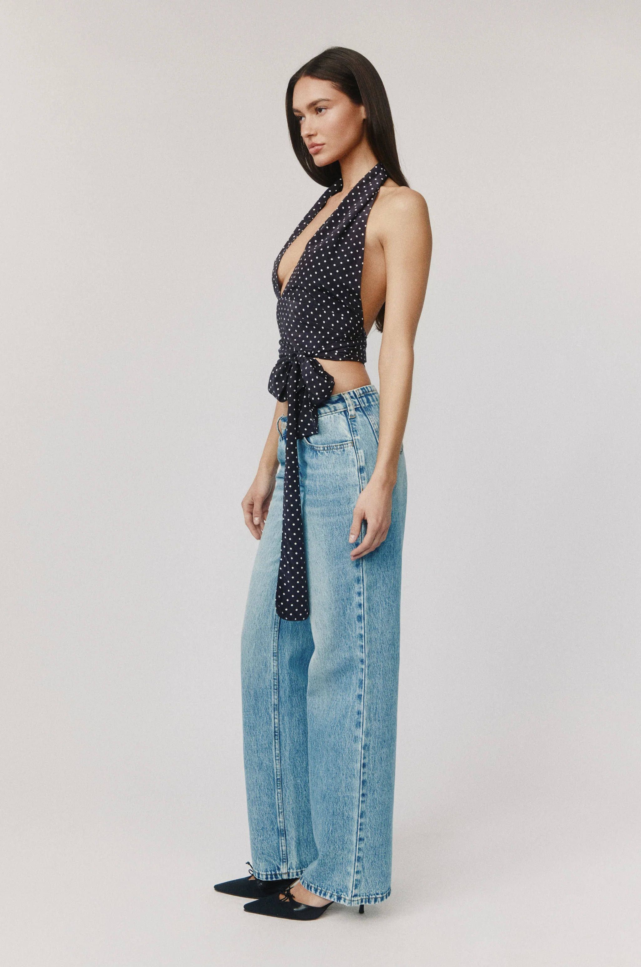 Rendezvous Top | Black Polka Dot - Image 8