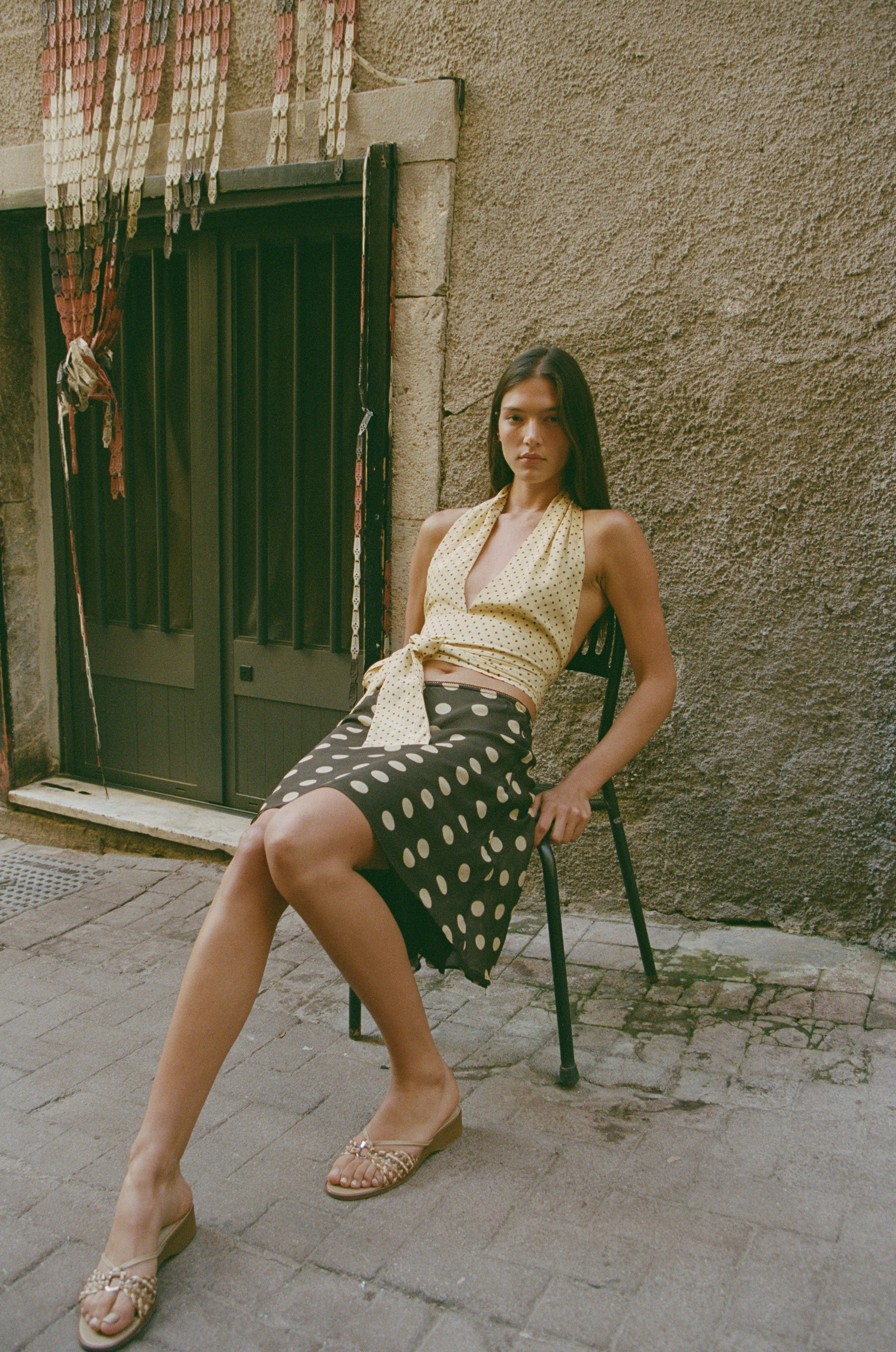 Rendezvous Top | Yellow Polka Dot - Image 5