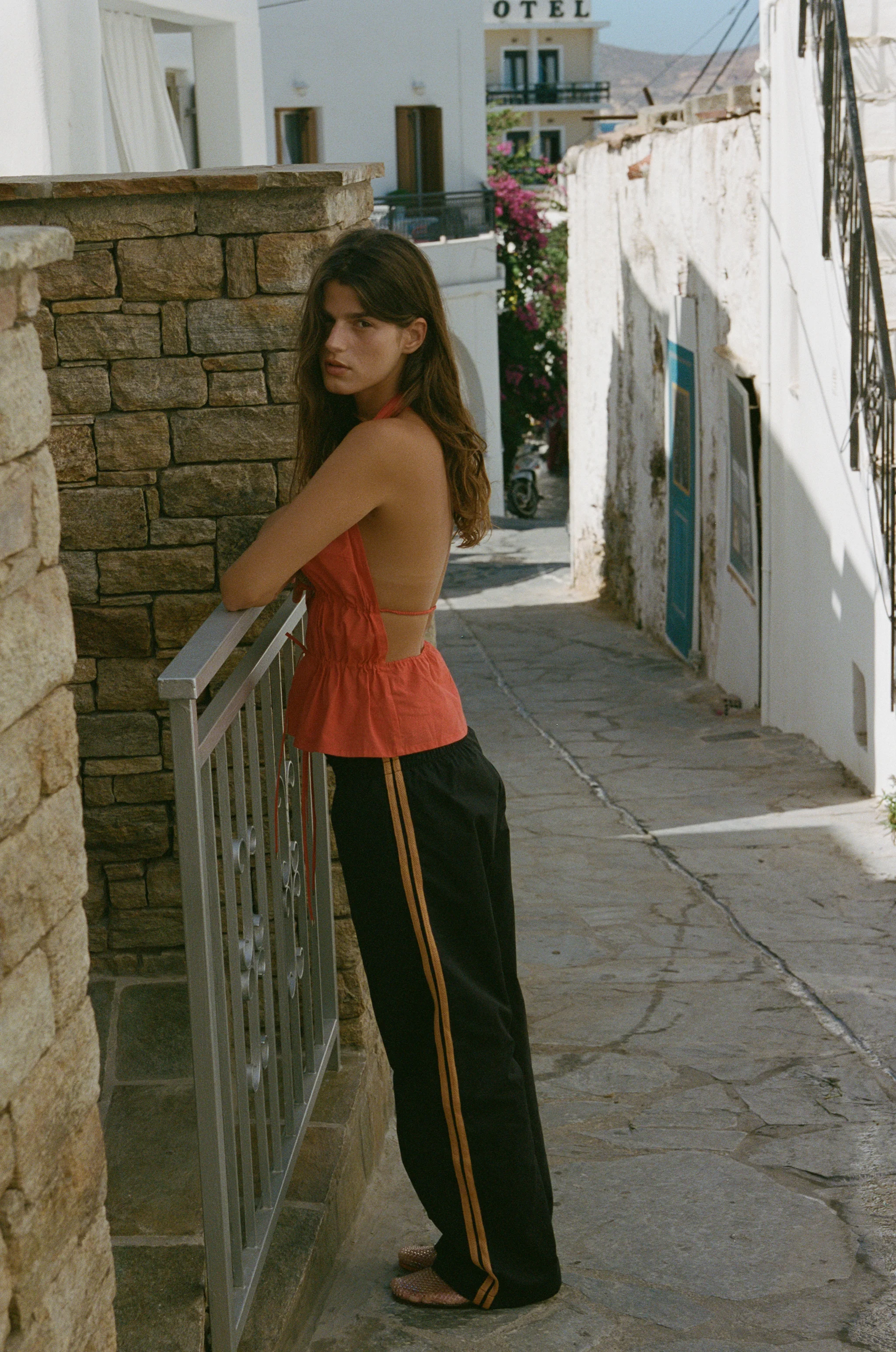 Romeo Track Pant | Black / Orange - Image 5