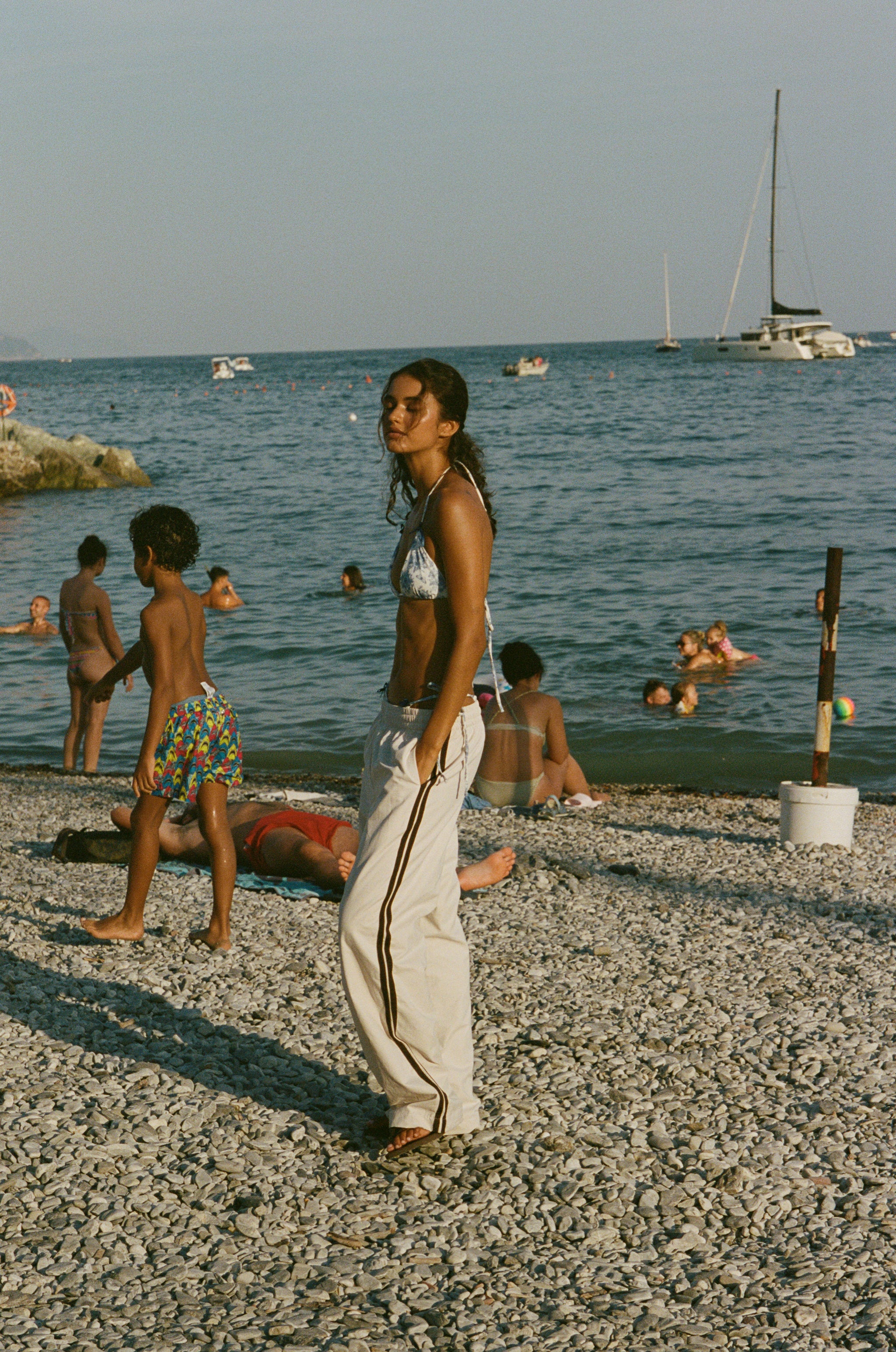 Romeo Track Pant | Cream - Image 5