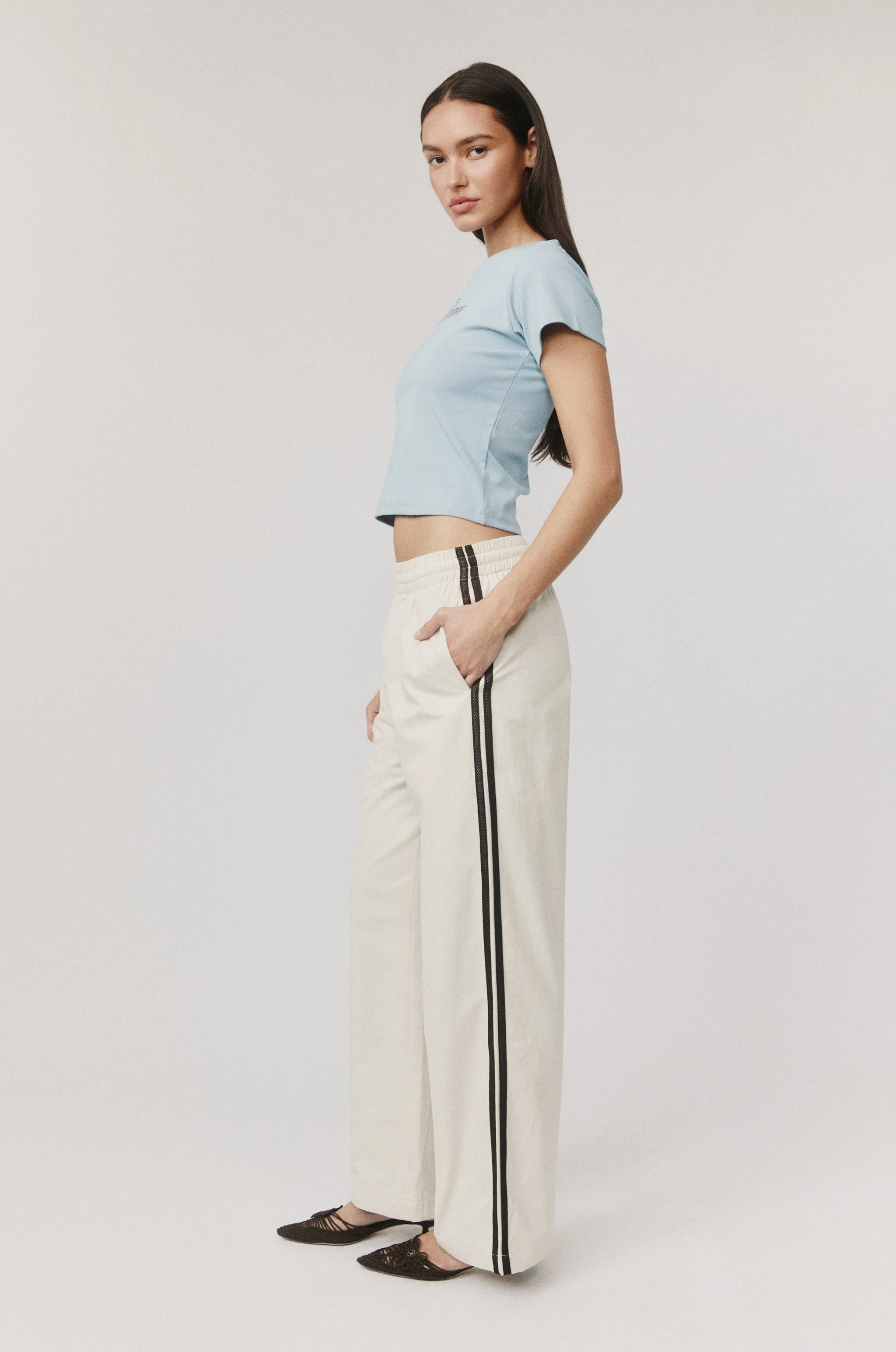 Romeo Track Pant | Cream - Image 7