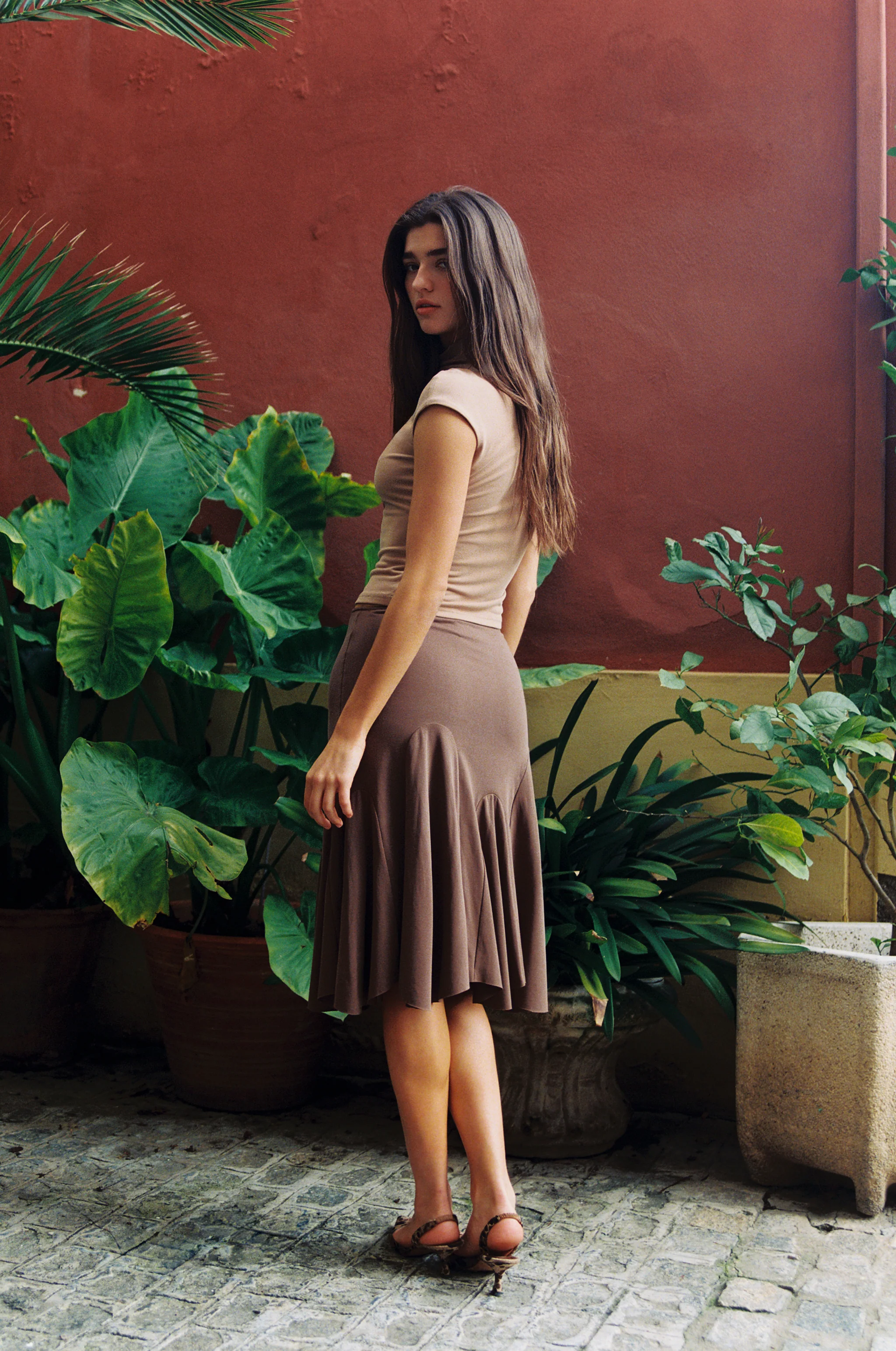 Rue Skirt | Brown - Image 2