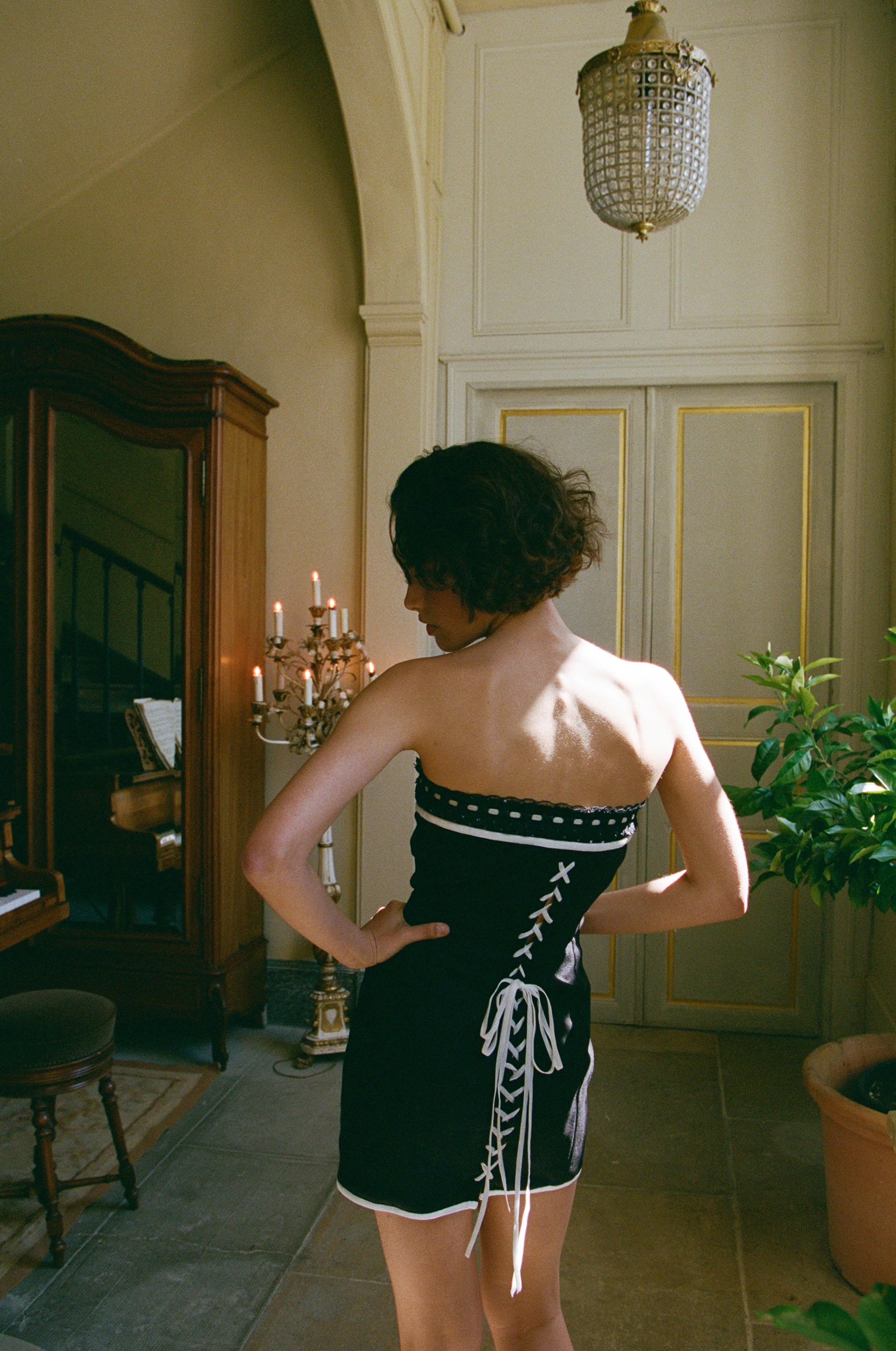 Sabrin Dress | Black Polka Dot - Image 2