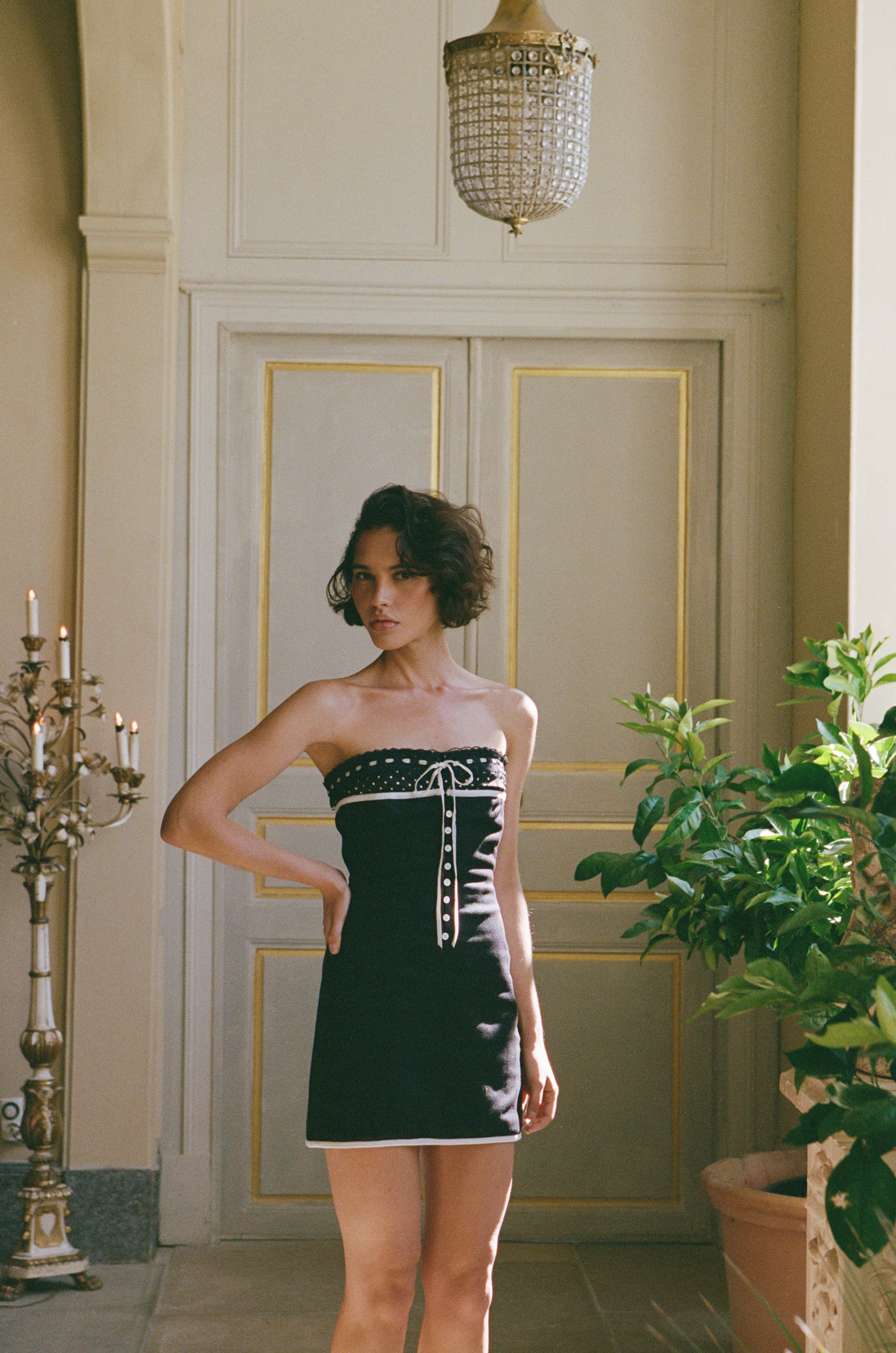 Sabrin Dress | Black Polka Dot - Image 6