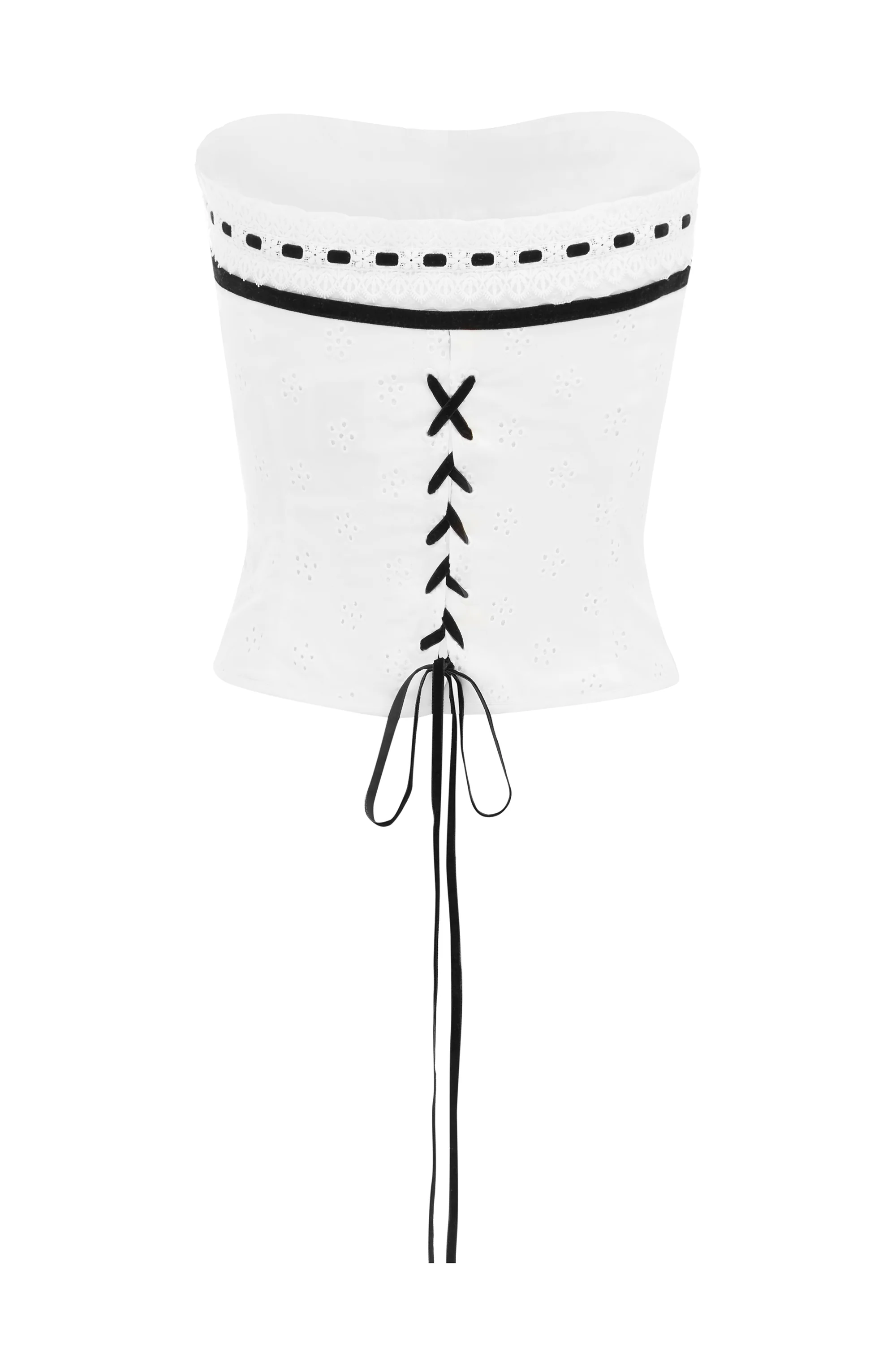 Sabrin Top | White Embroidery - Image 10