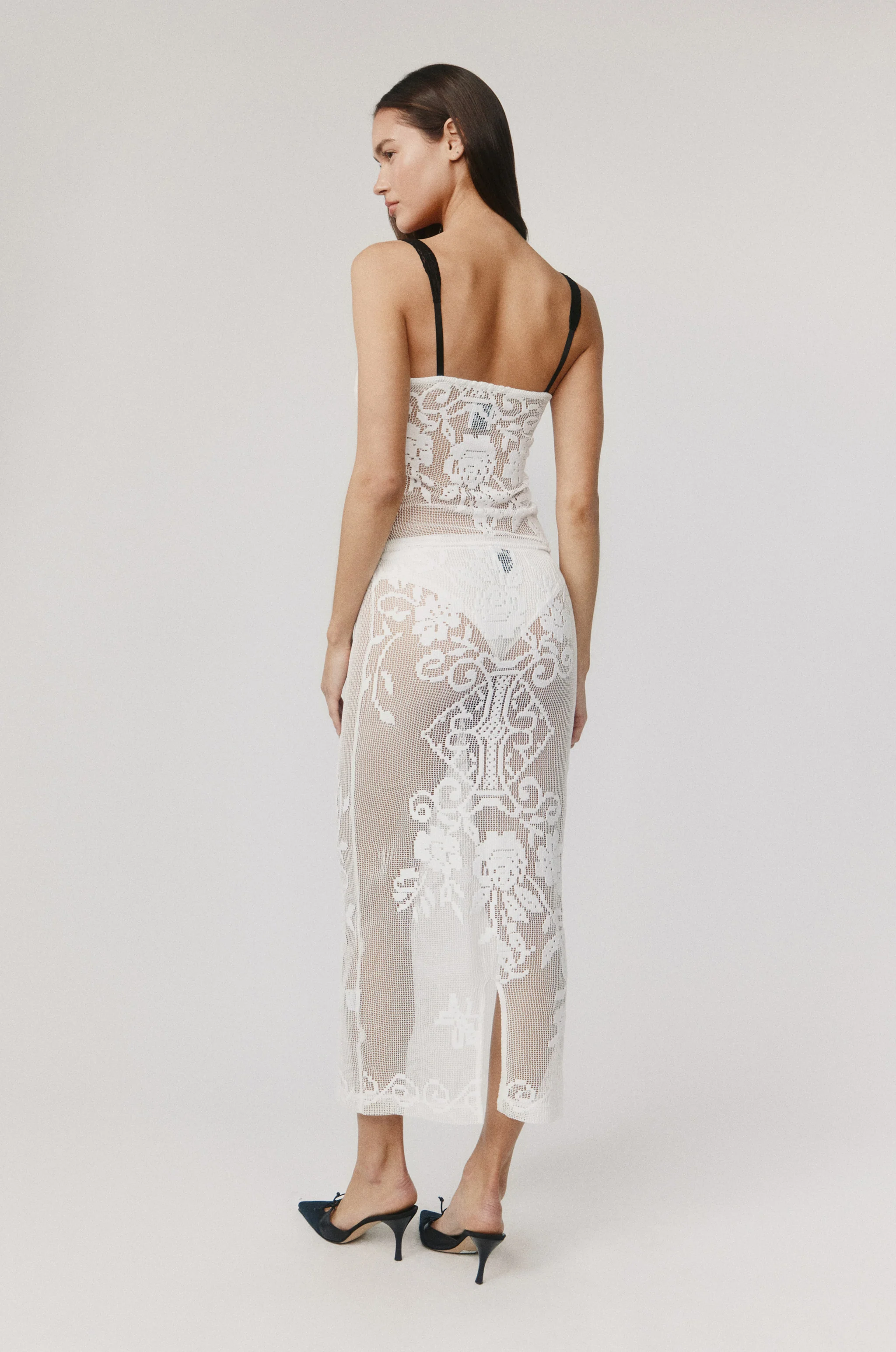 Saint Midi Skirt | White - Image 8