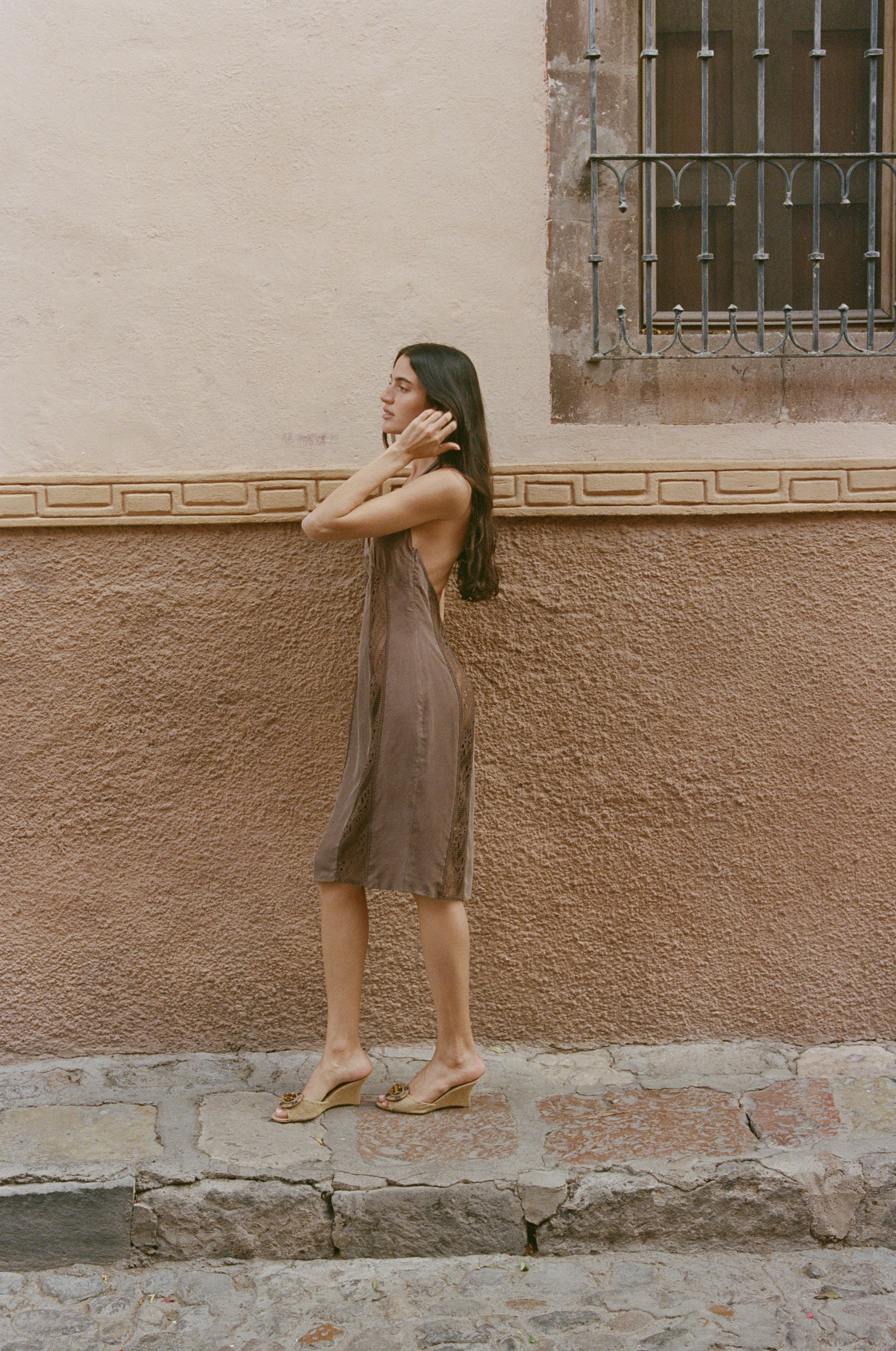 Scarlett Dress | Brown - Image 2