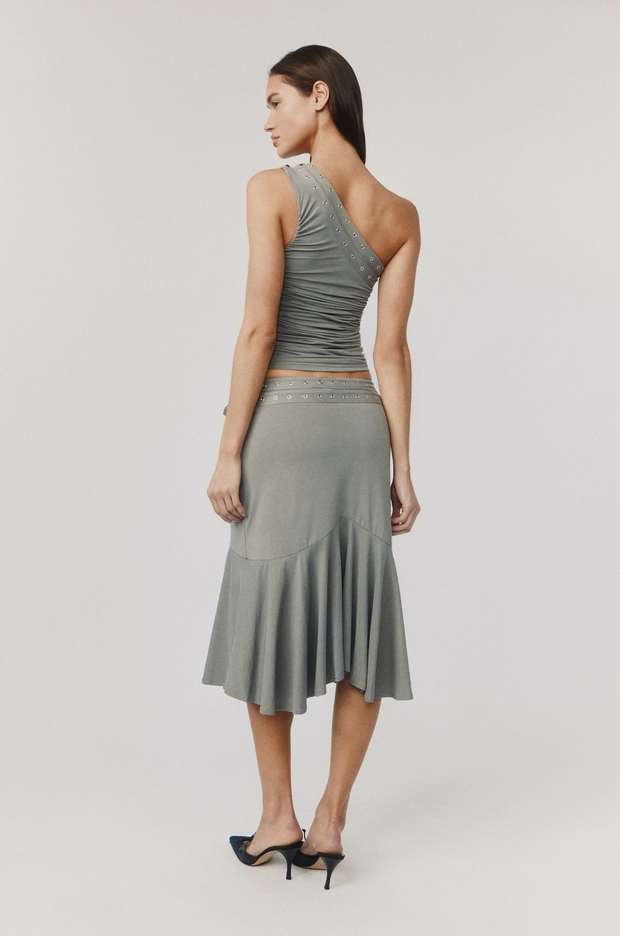 Sloan Skirt | Slate - Image 4