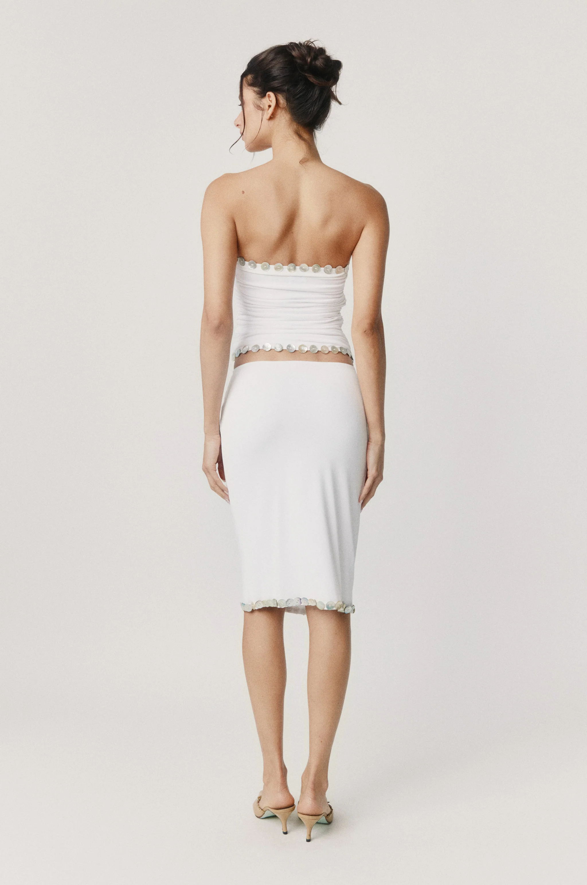 Sonny Midi Skirt | White - Image 8