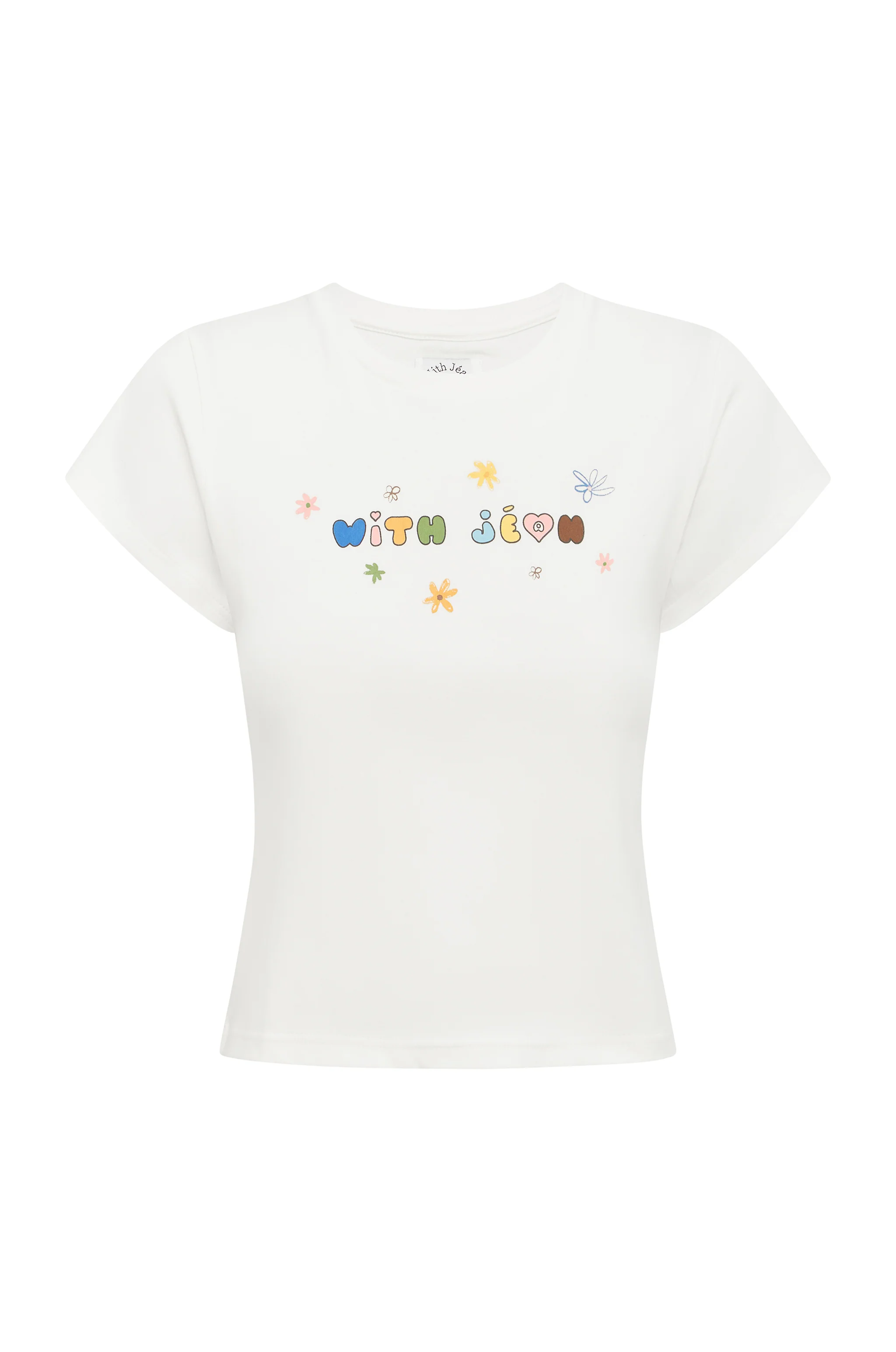 With Flowers Tee | White / Multi - Image 9